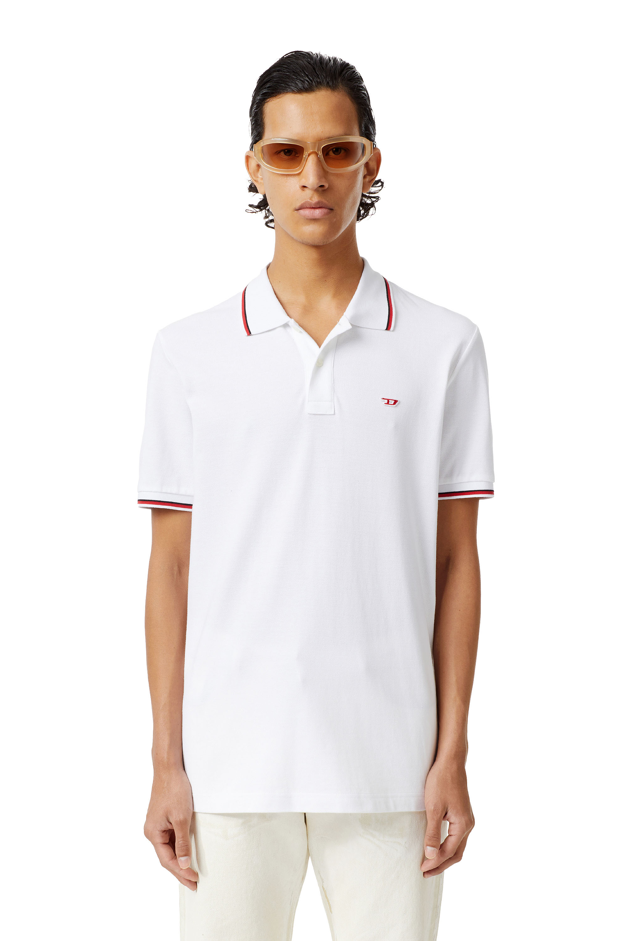 T-SMITH-D Man: Responsible polo shirt with D logo | Diesel