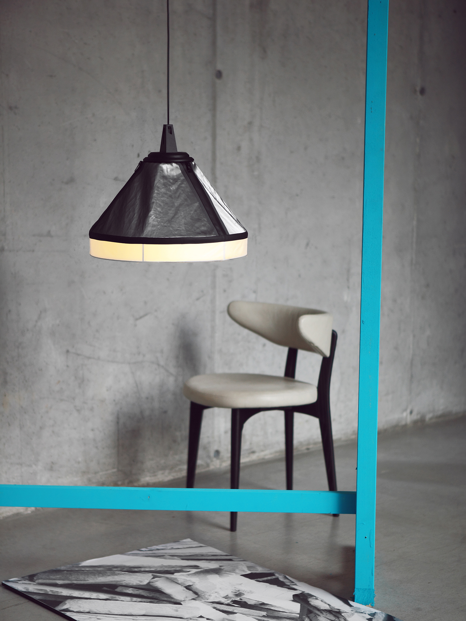 Diesel - DRUMBOX SOSPENSIONE, Lámpara inspirada en los sets fotográficos Unisex in Gris - 4