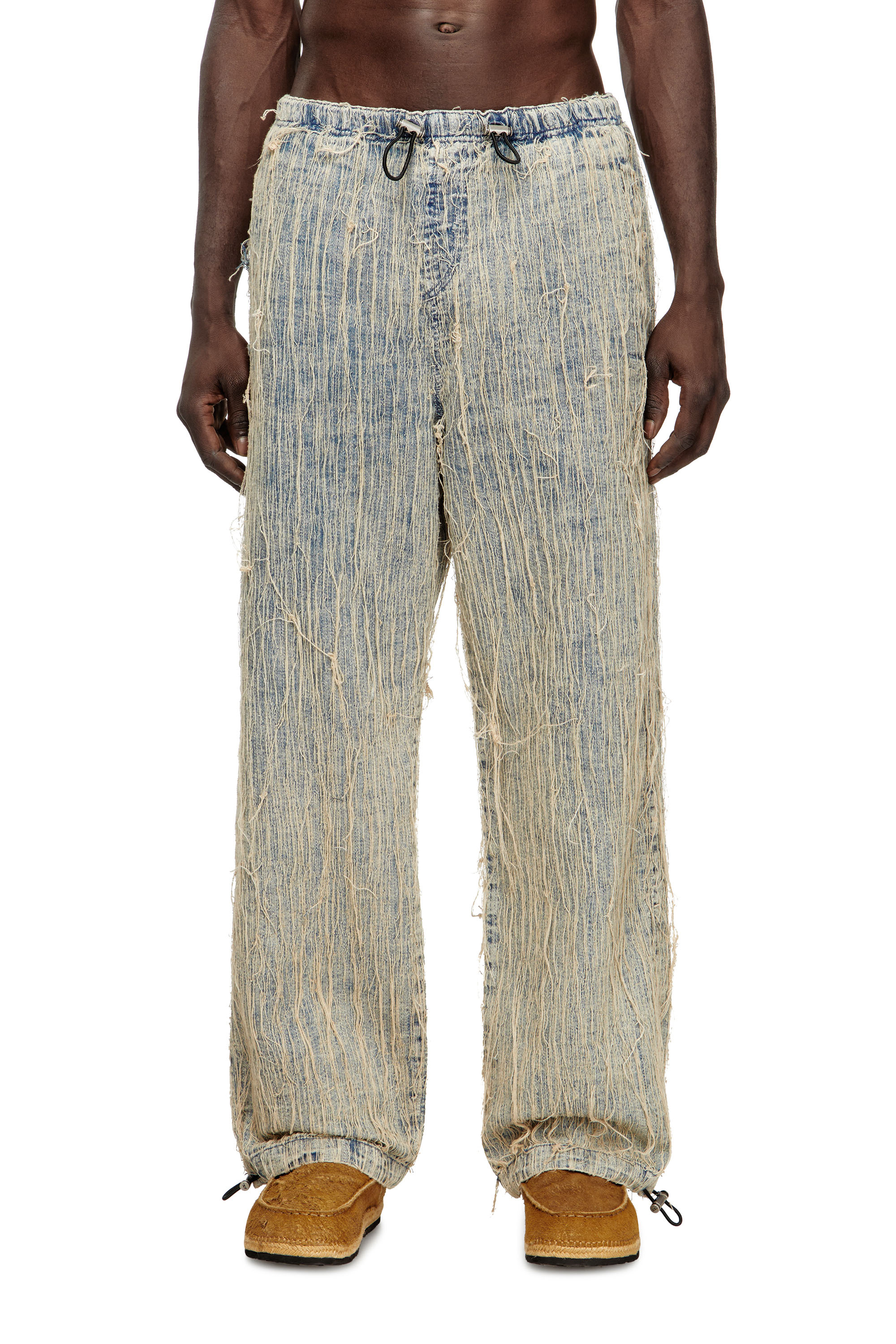 Diesel - Relaxed Jeans D-Martial 0CMBZ Mixte, Bleu moyen - Image 1