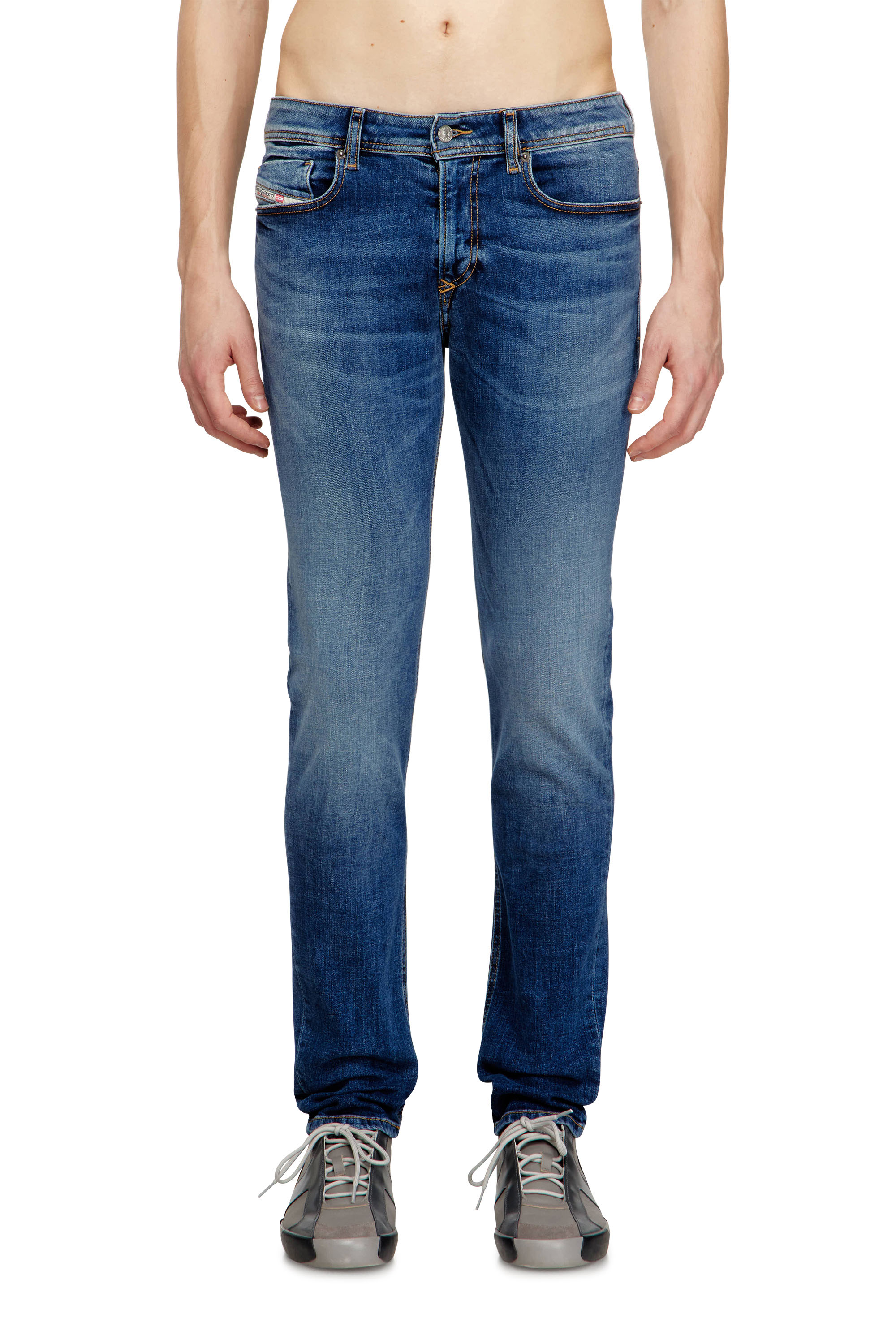 Diesel - Male's Skinny Jeans 1979 Sleenker 09J33, Medium Blue - 3