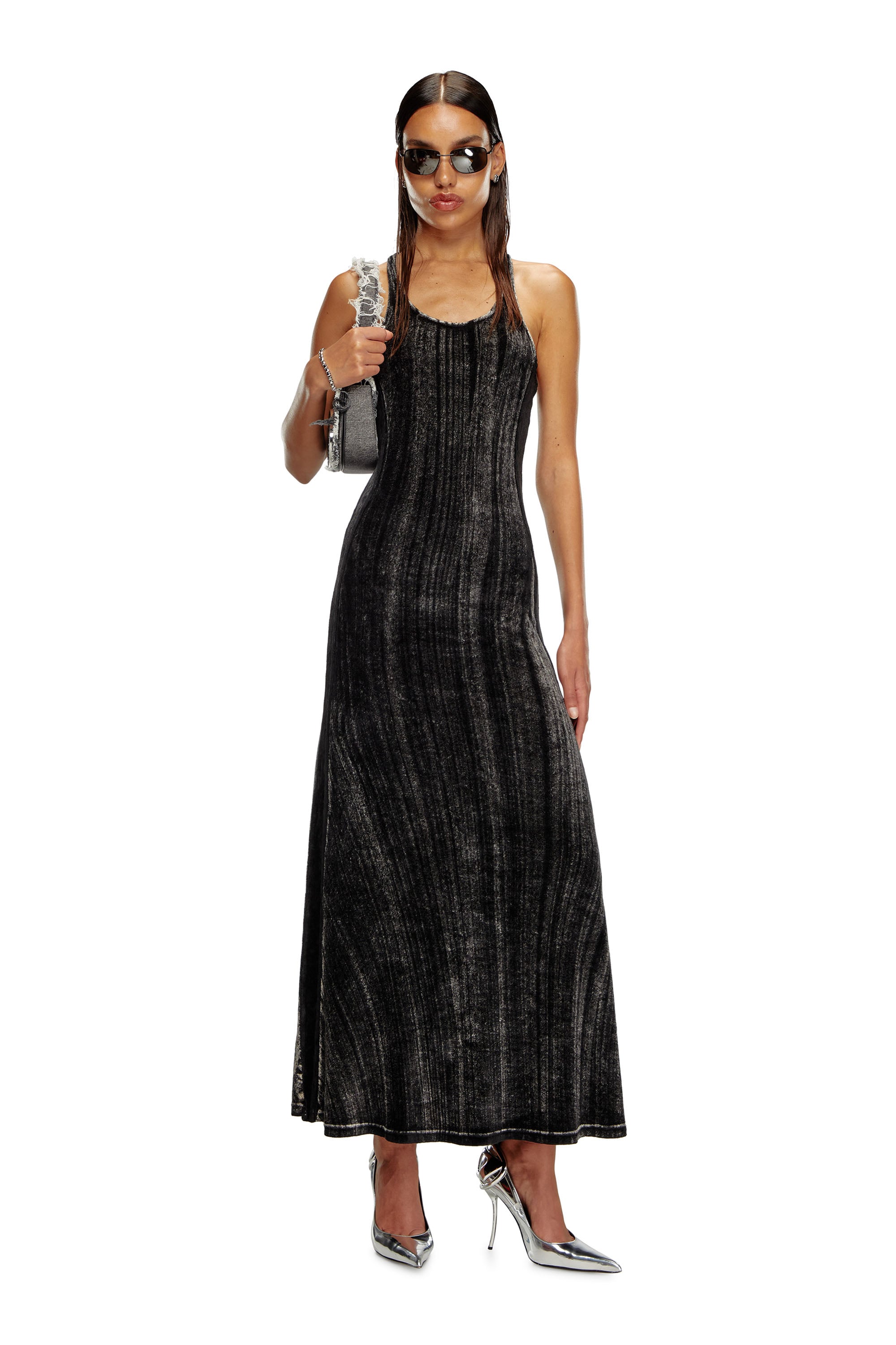 diesel black dress $2495 Diesel Black Gold Womens Digrey Dress Black Leather Size IT-42 / US-6