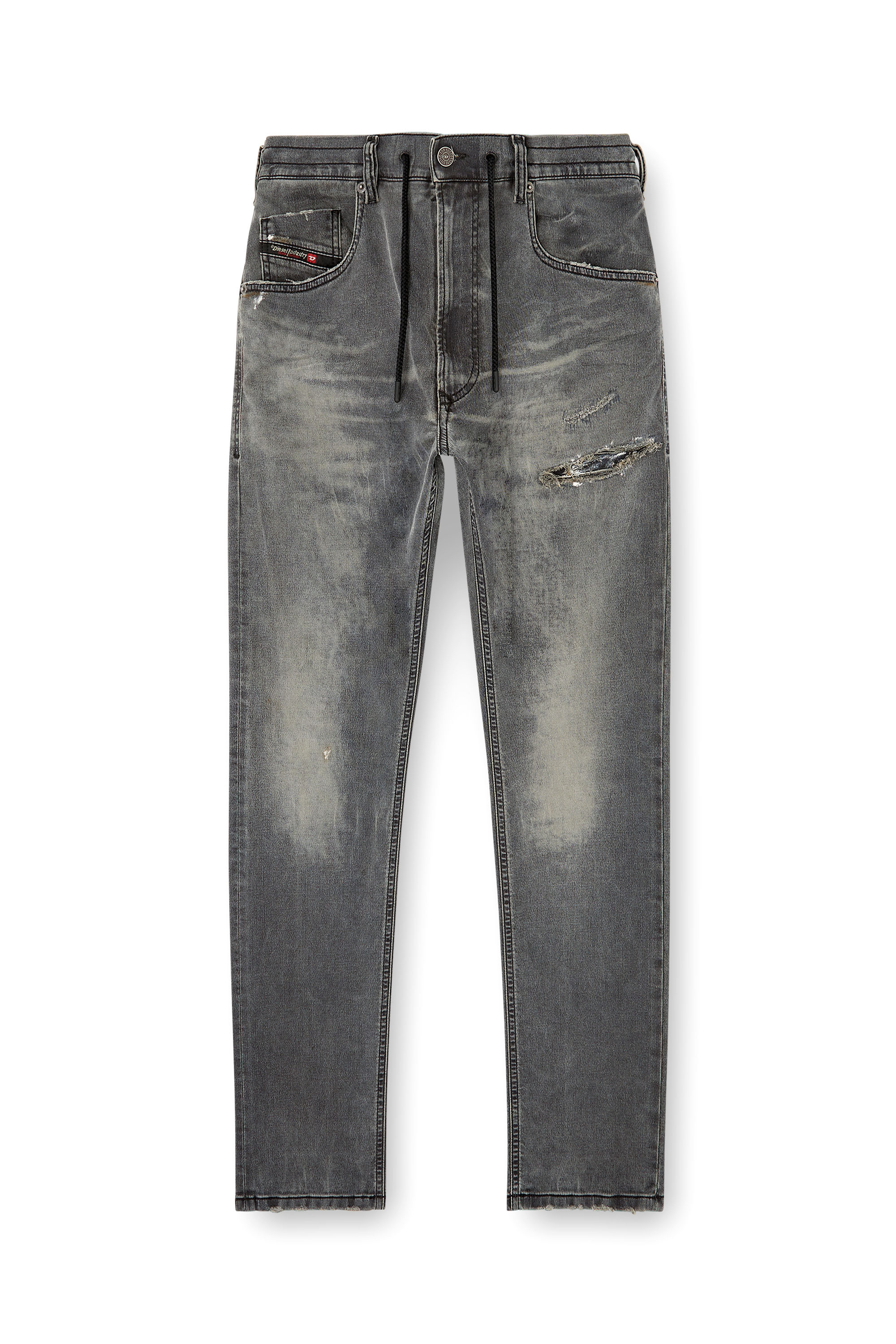 Diesel - Male's Regular 2032 D-Krooley Joggjeans® 068SB, Black/Dark Grey - 3