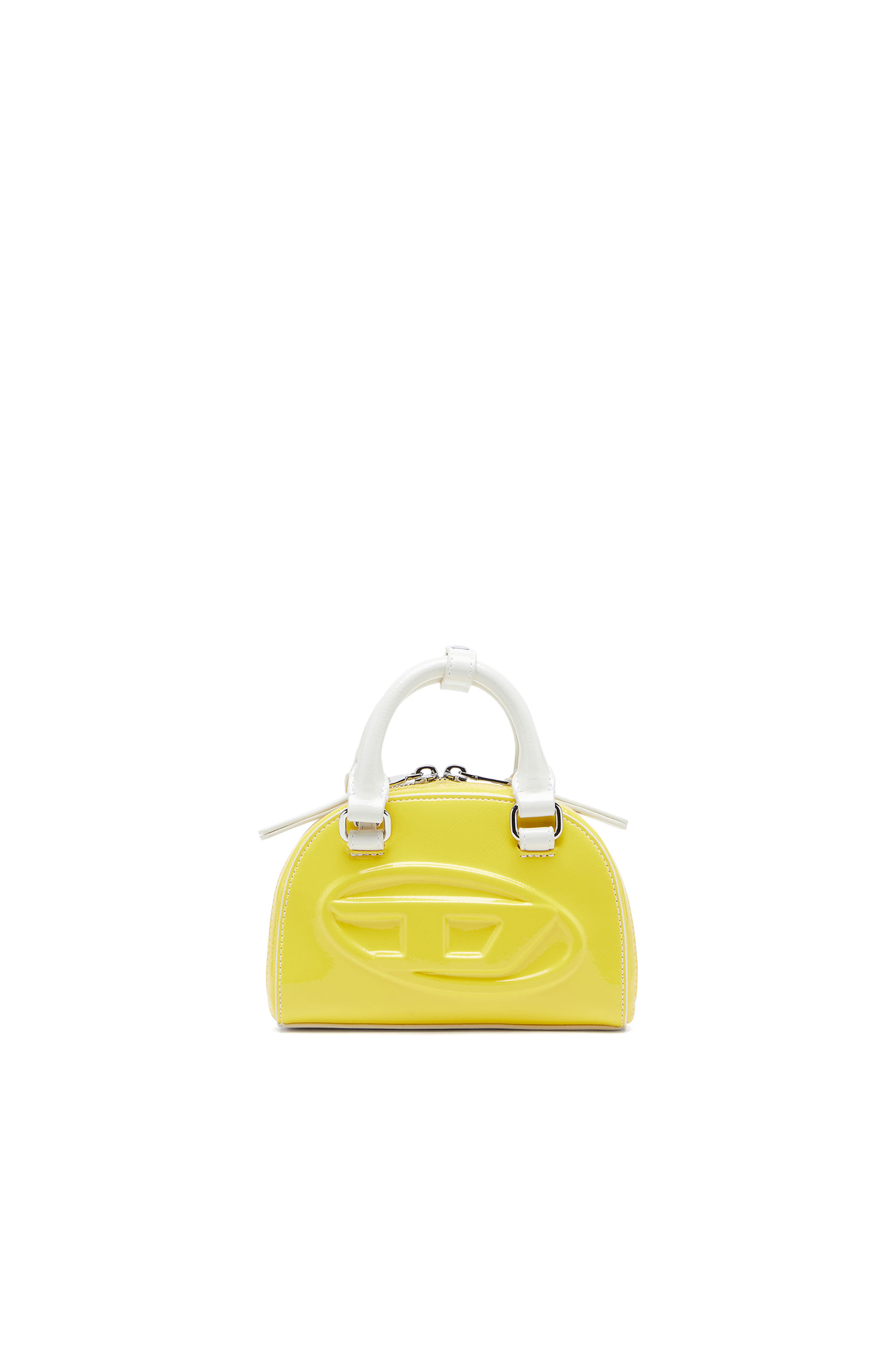 Diesel - 1DR DOME CROSSBODY XS, Female's 1DR Dome-Mini crossbody bag with naplak effect in Yellow - 1