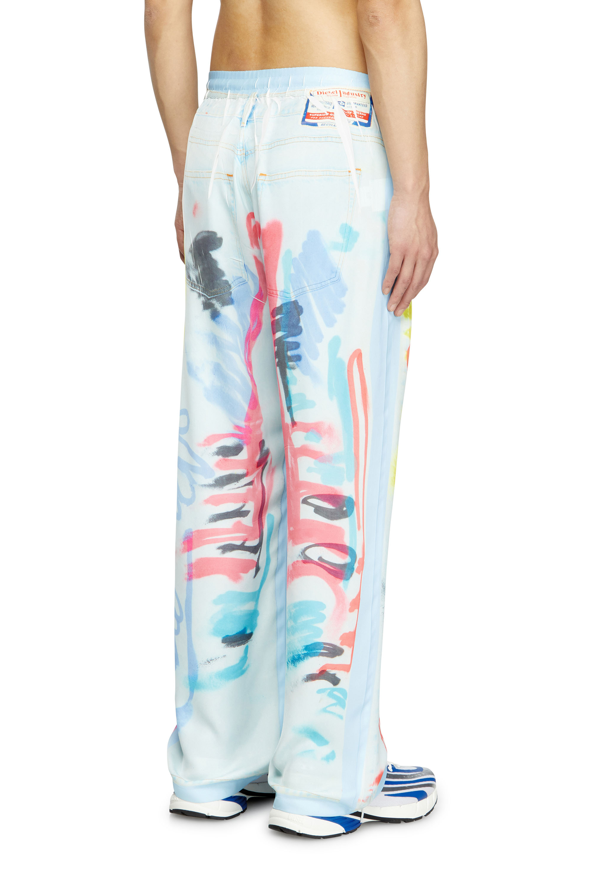Diesel - P-AFTER-GRAFFITI-AFR, Pantalon avec fit relaxed et imprimé graffiti Mixte in Polychrome - 2
