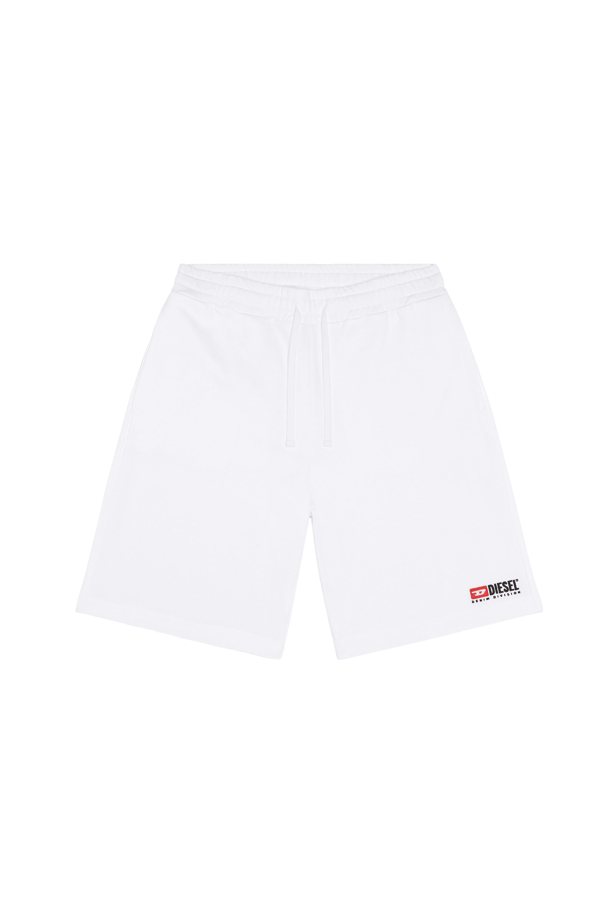 P-CROWN-DIV Man: Sweat shorts with logo embroidery | Diesel