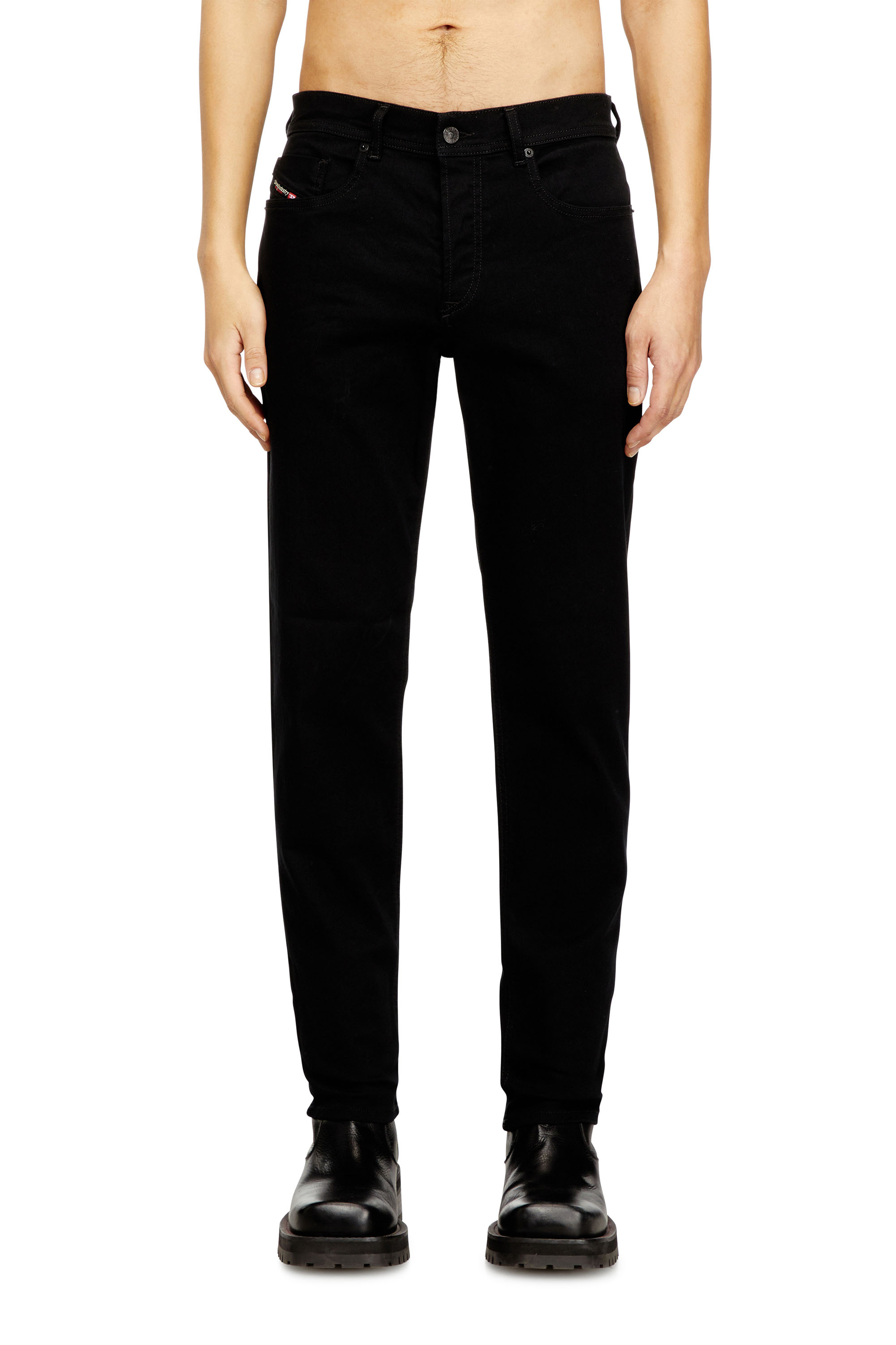 Diesel - Regular Jeans 2023 D-Finitive 069YP Hombre, Negro/Gris oscuro - 2