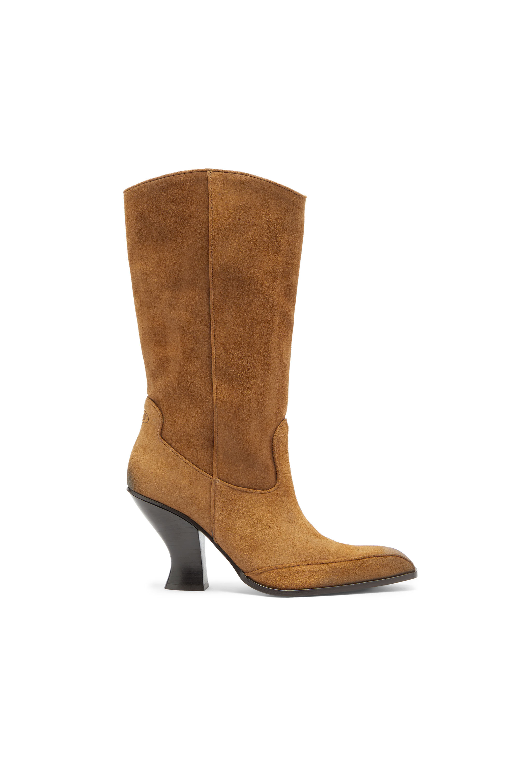 Diesel - D-LUFFY-75-TUBE, D-Luffy - Botas altas de ante Mujer in Marr&oacute;n - 1