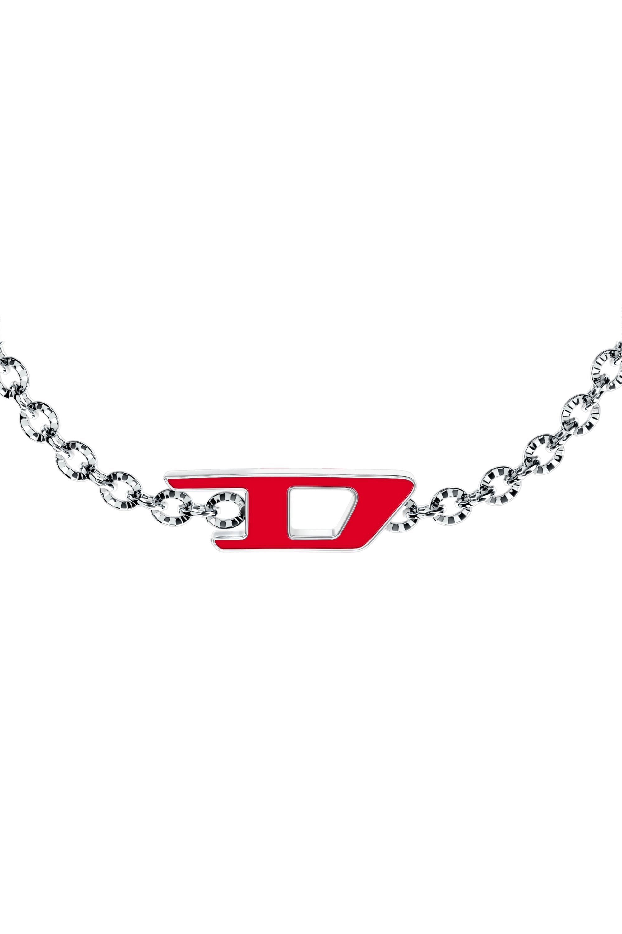 Diesel - DX1691040 JEWELLERY, Pulsera de cadena de acero inoxidable Unisex in Plateado - 3