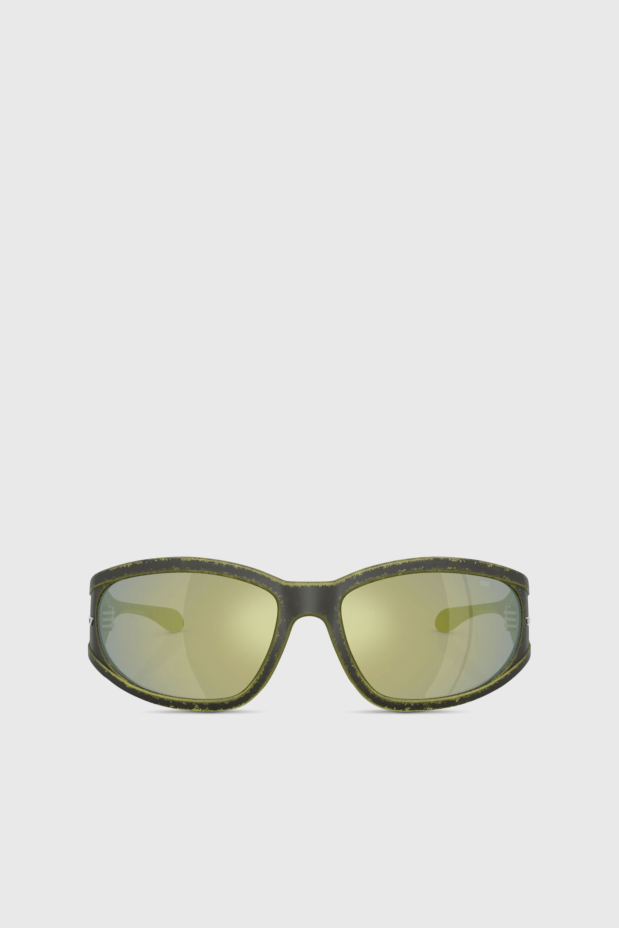 Diesel - 0DL3002, Gafas de sol rectangulares en acetato Unisex in Verde - 1