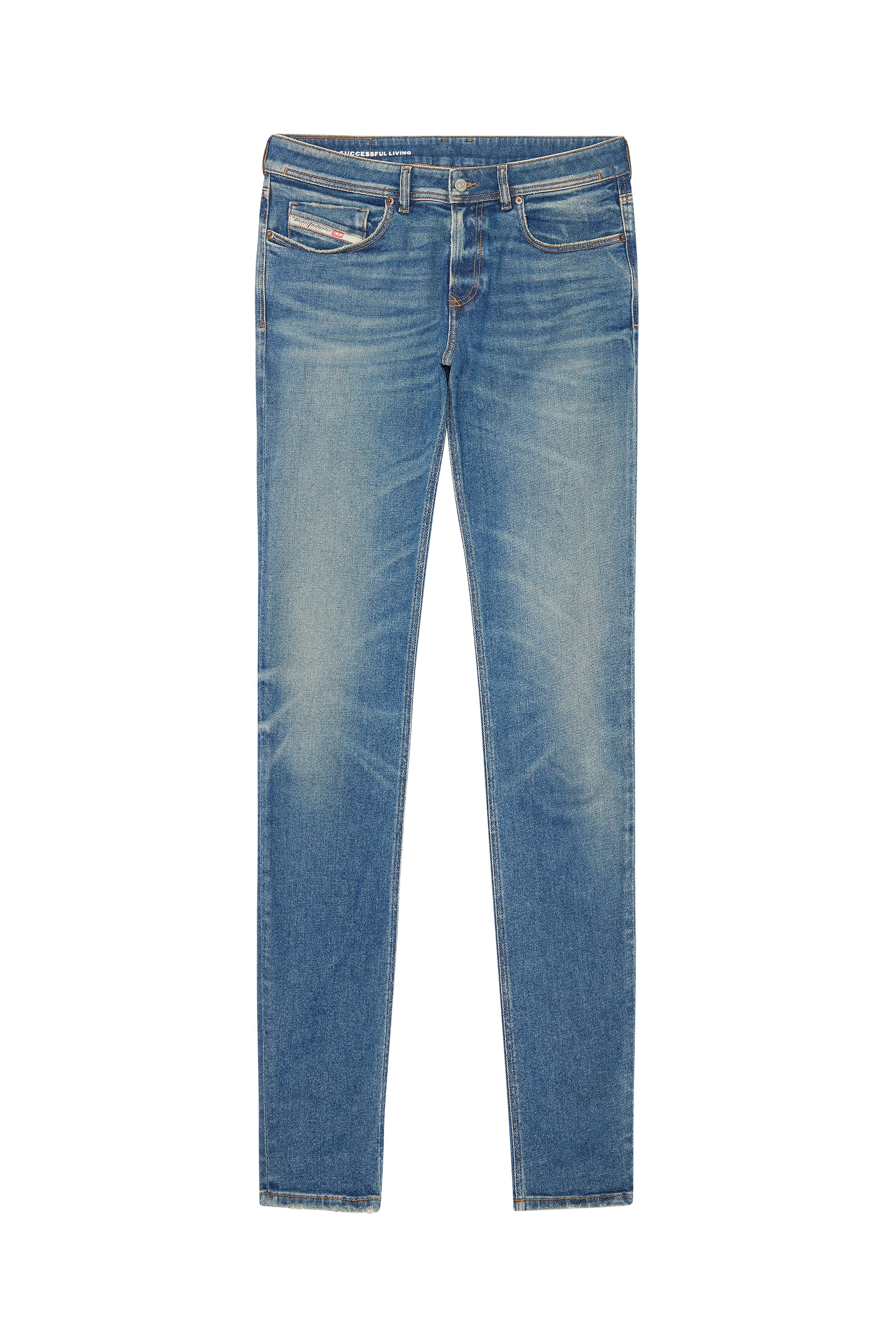 Diesel - Skinny Jeans 1979 Sleenker 09E88, Man's Skinny Jeans - 1979 Sleenker in Medium blue - 5