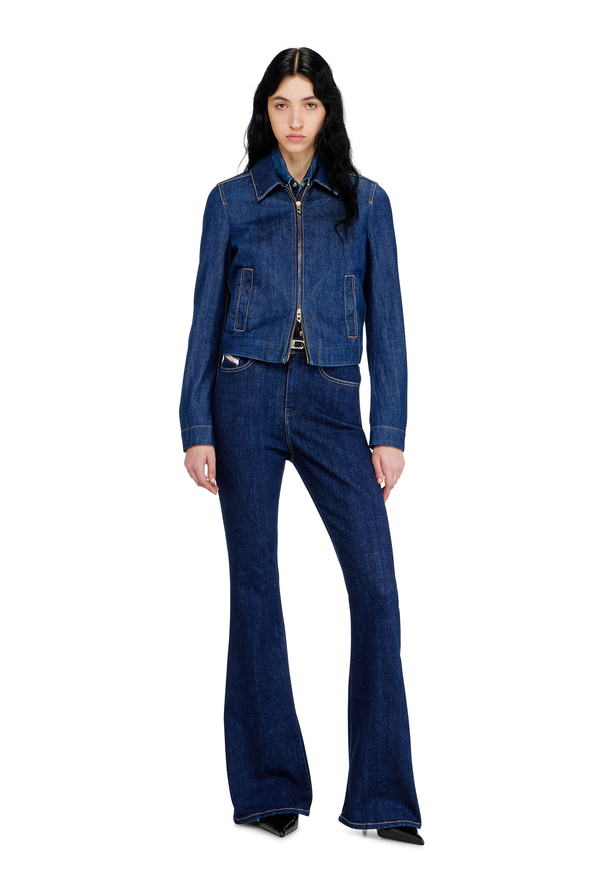 Diesel - Bootcut Jeans 1973 D-Partt 09Q03 Femme, Bleu Fonc&eacute; - Image 1