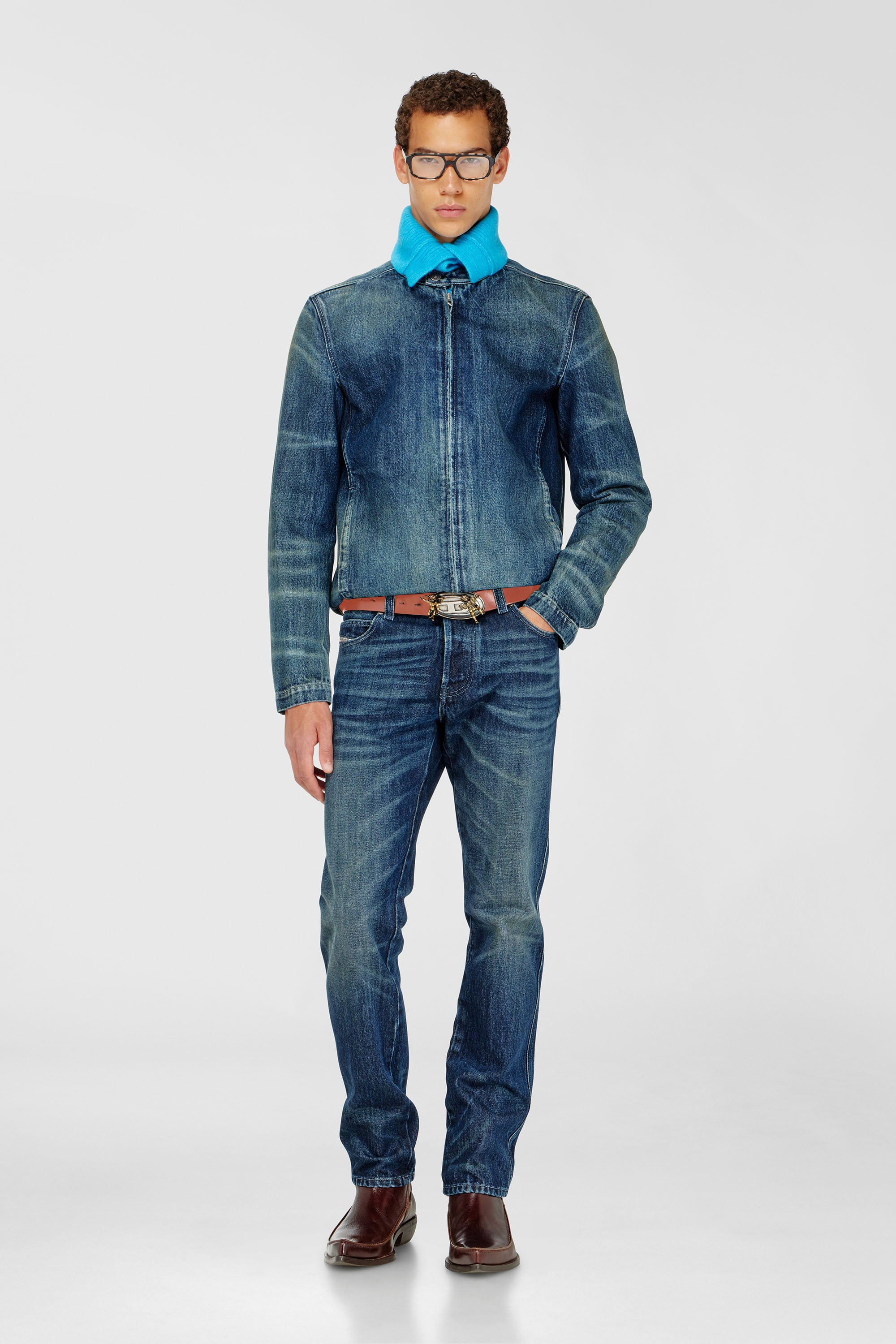 Diesel - Male's Slim Jeans 1993 D-Vyl 007FZ, Dark Blue - 2
