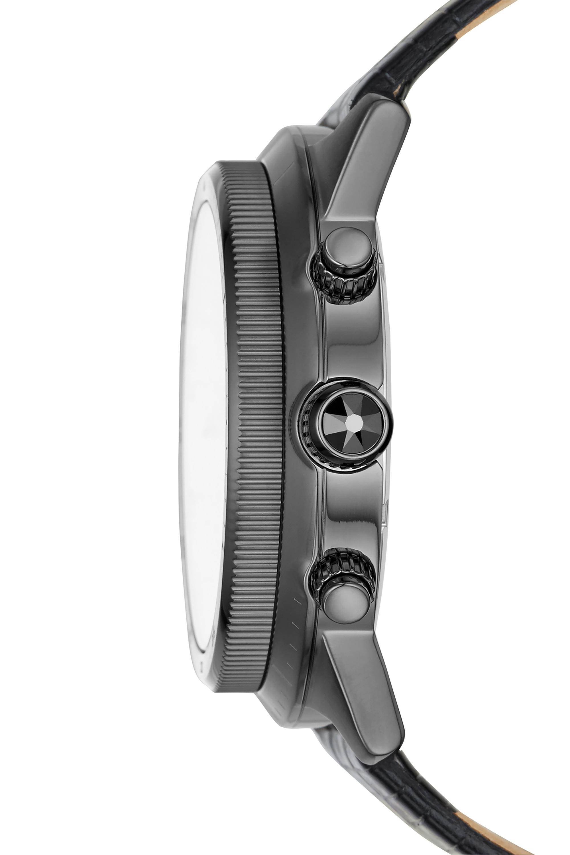 Diesel - DZ4437, Reloj negro con incrustaciones de hematites, 50&nbsp;mm Hombre in Negro - 2