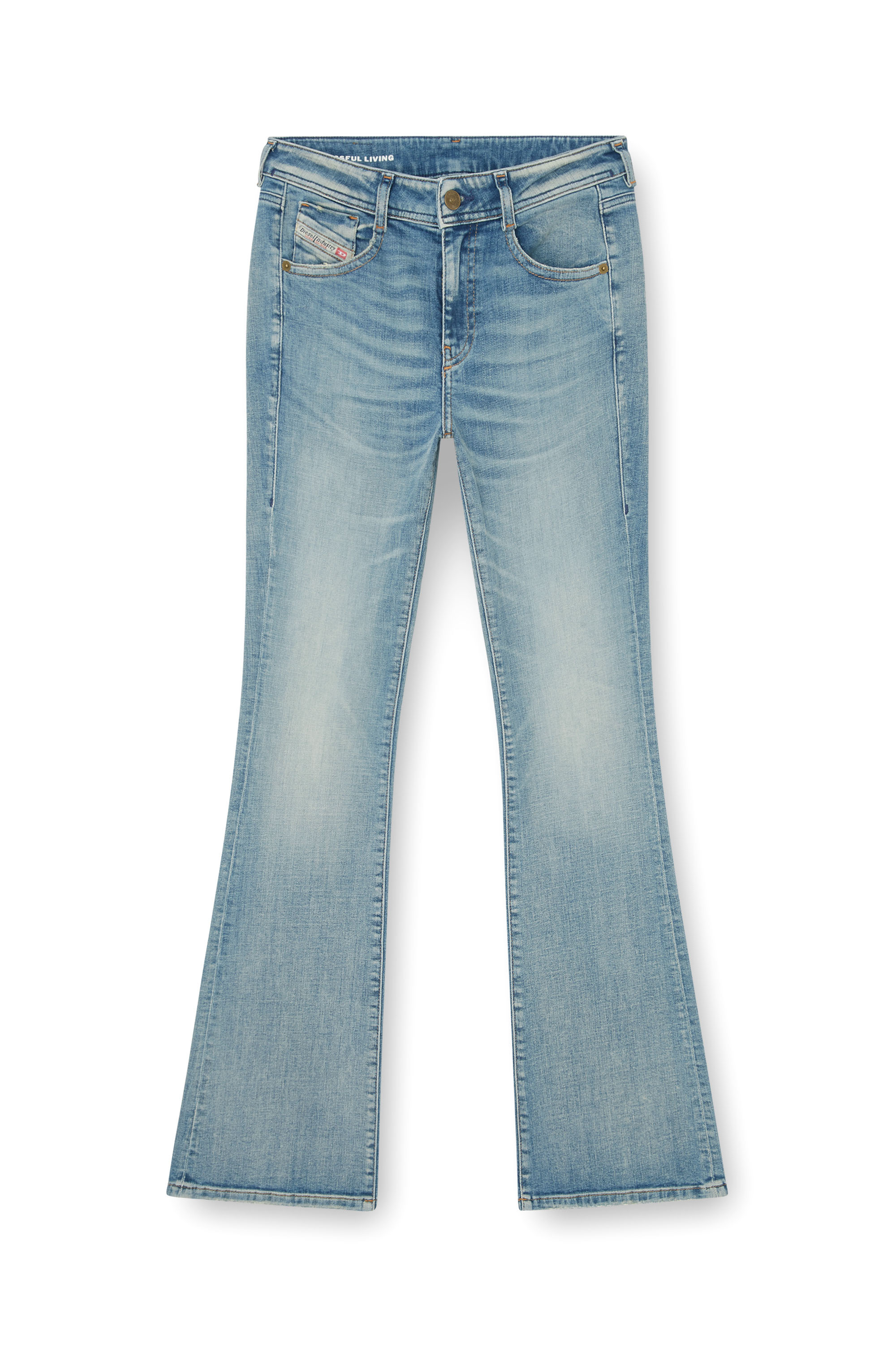 Diesel - Woman's Bootcut Jeans 1969 D-Ebbey 09P42, Light Blue - 3