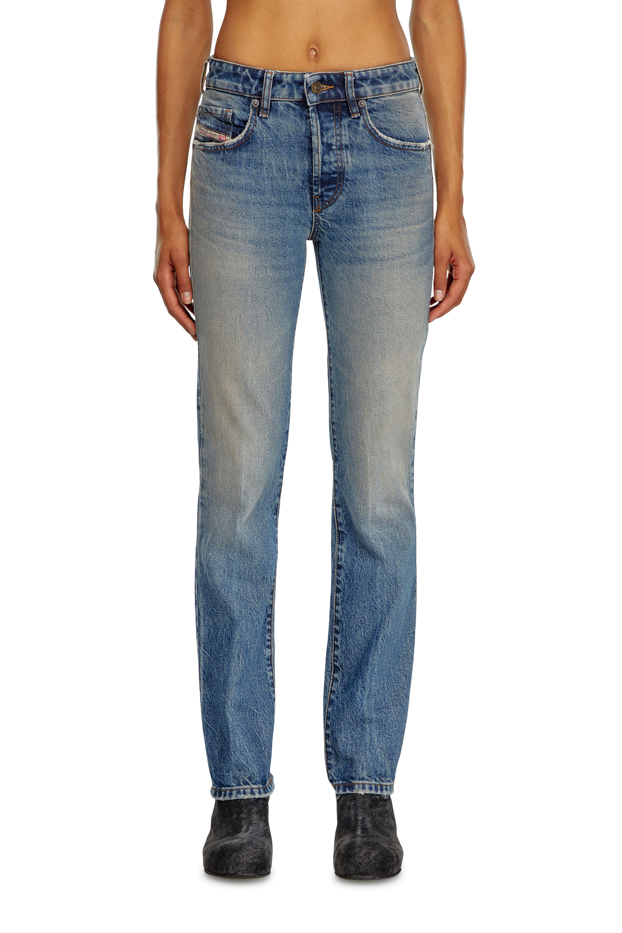 Diesel - Female's Regular Jeans 1989 D-Mine 0GRDH, Medium Blue - 1