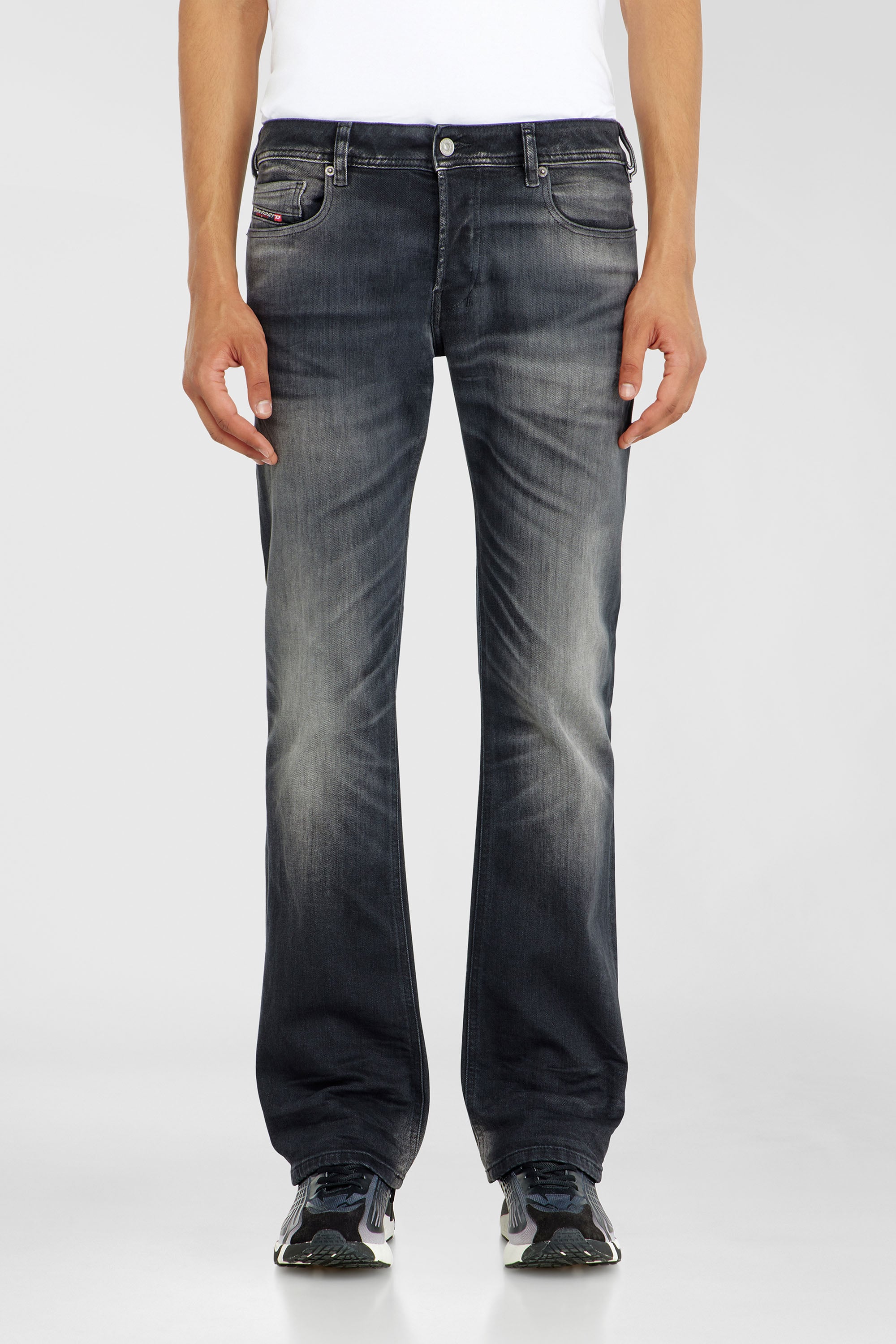 Diesel - Male's Bootcut Jeans 2007 Zatiny 09P38, Black/Dark Grey - 1