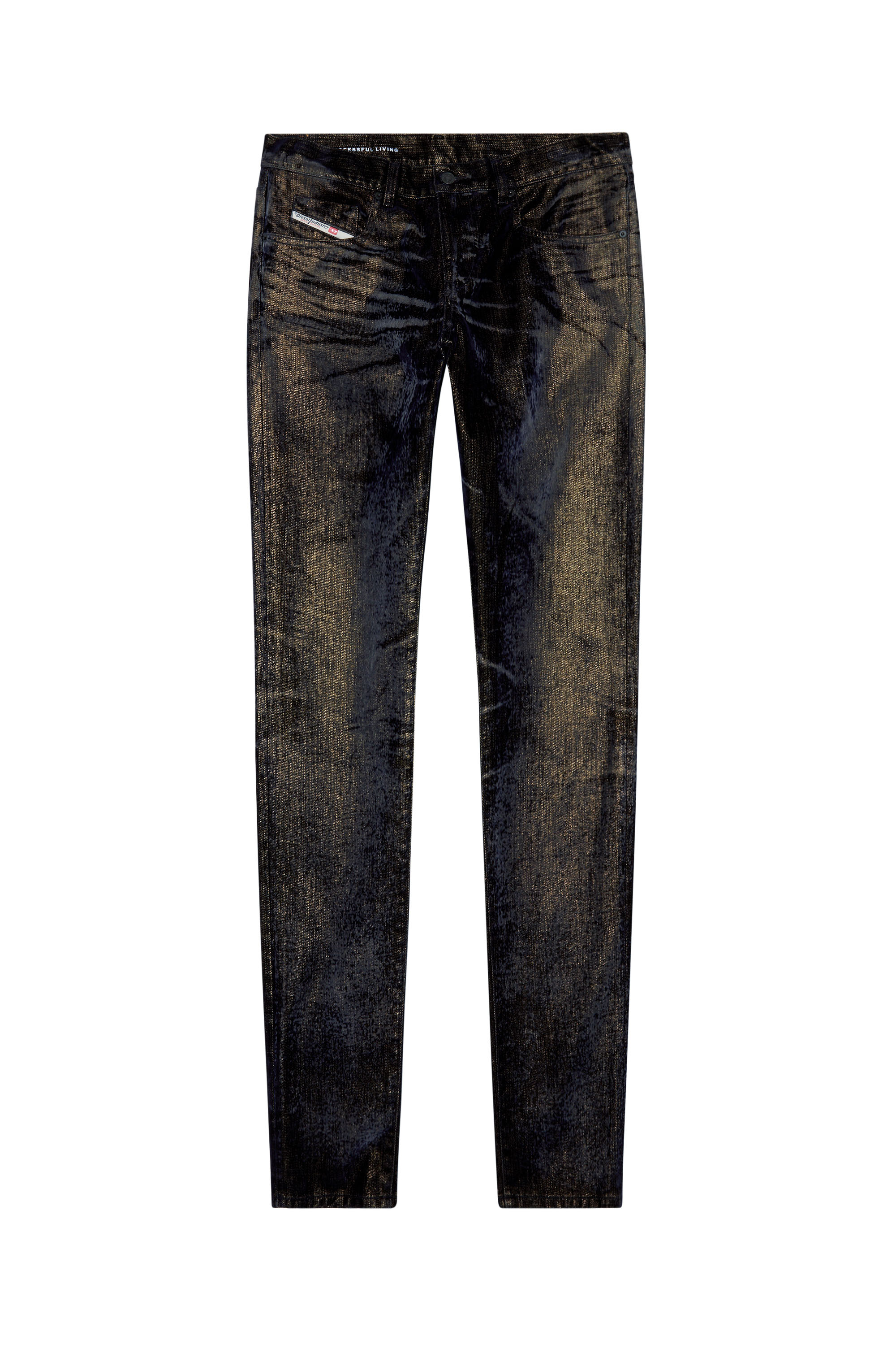 Diesel - Male's Slim Jeans 2019 D-Strukt 09I49, Black/Dark Grey - 5