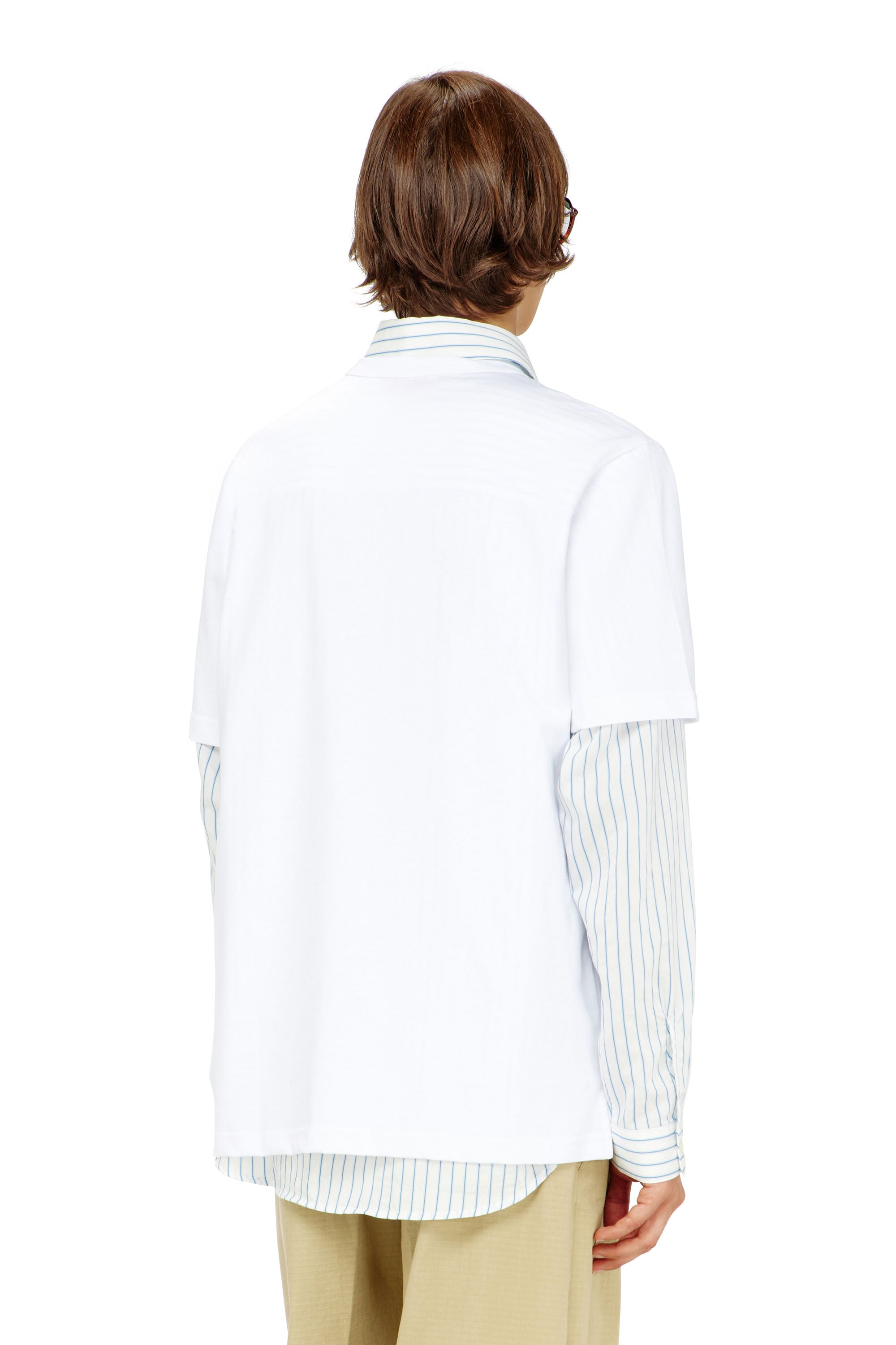 Diesel - T-ADJUST-OD, Man's Crew Neck T-Shirt with Oval D in White - 4