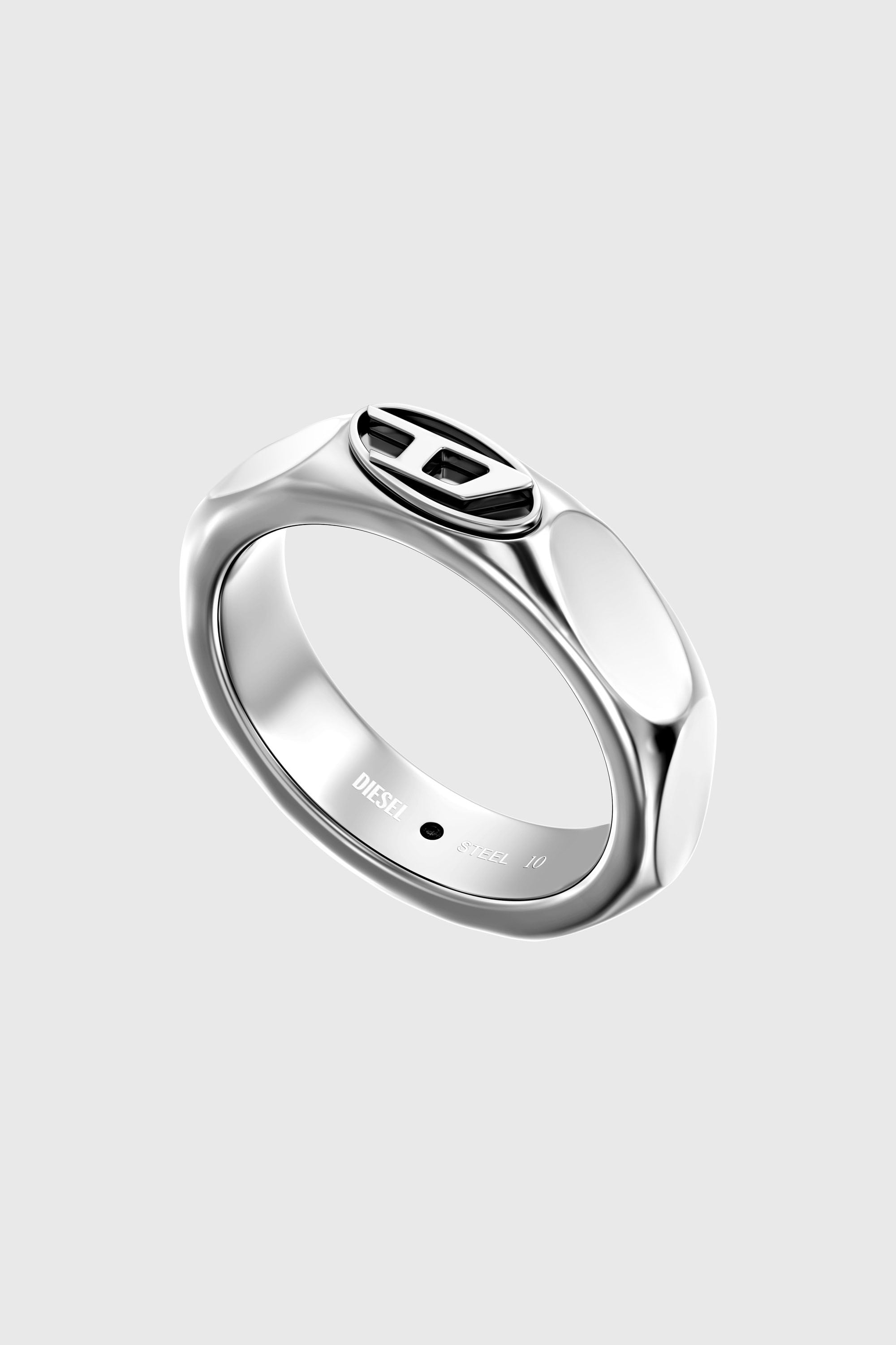Diesel - DX1693040 JEWELLERY, Anillo de acero inoxidable Unisex in Plateado - 2