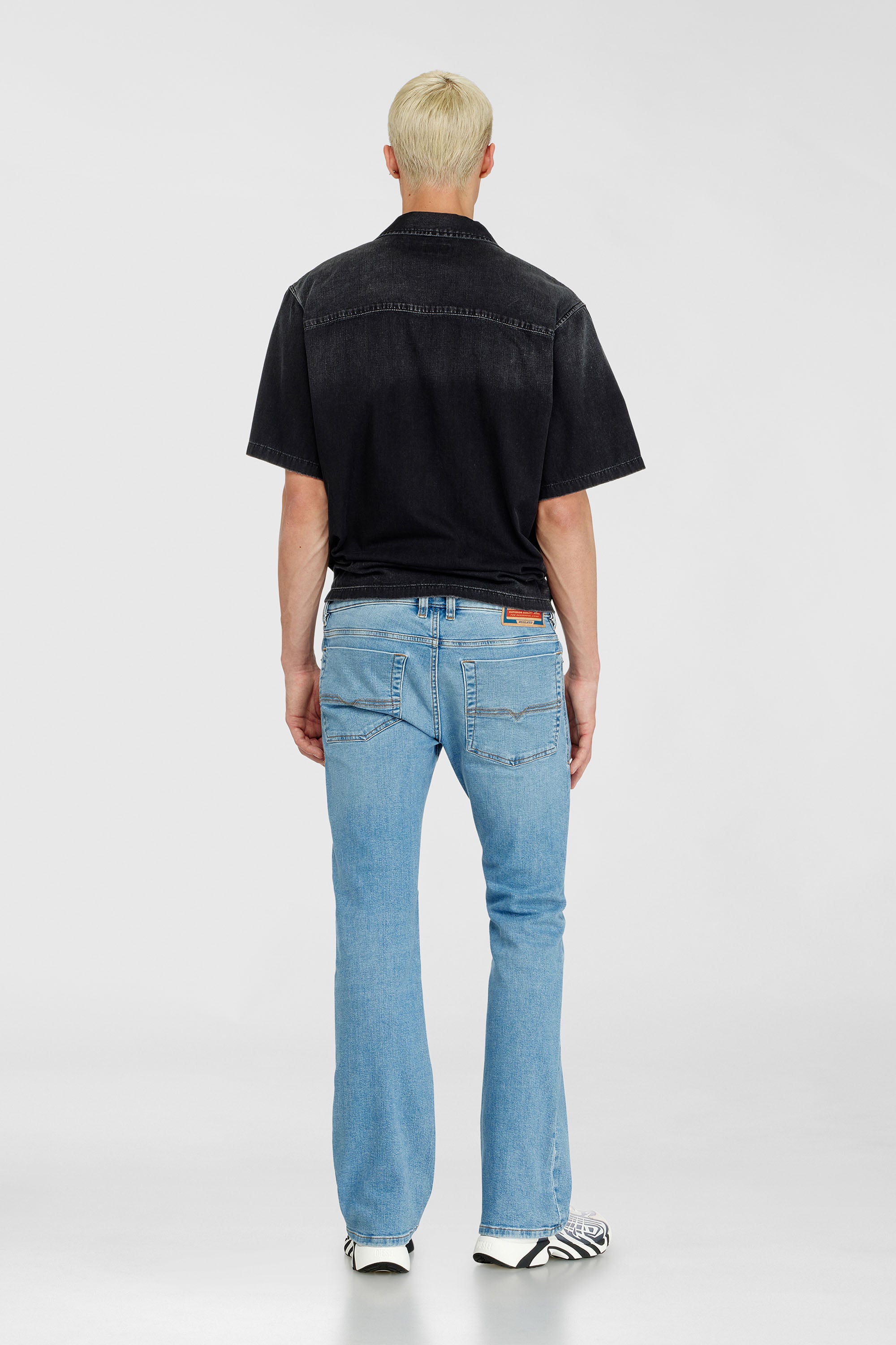 Diesel - Man's Bootcut Jeans 2007 Zatiny 0HDBJ, Light Blue - 3