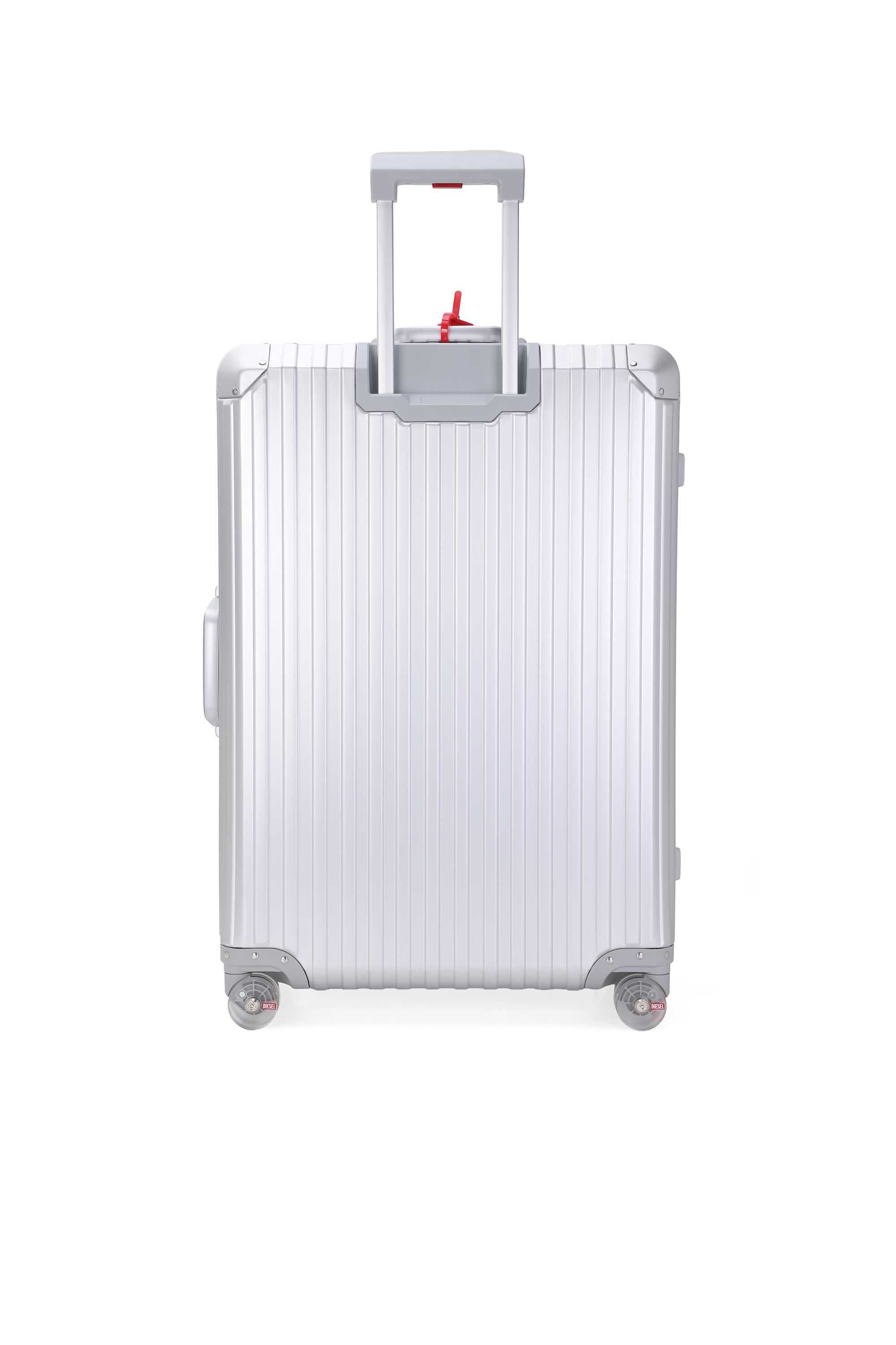 Diesel - DIESEL ALUMINUM TROLLEY- DSL002, Valise en aluminium taille L Mixte in Gris argent&eacute; - 2