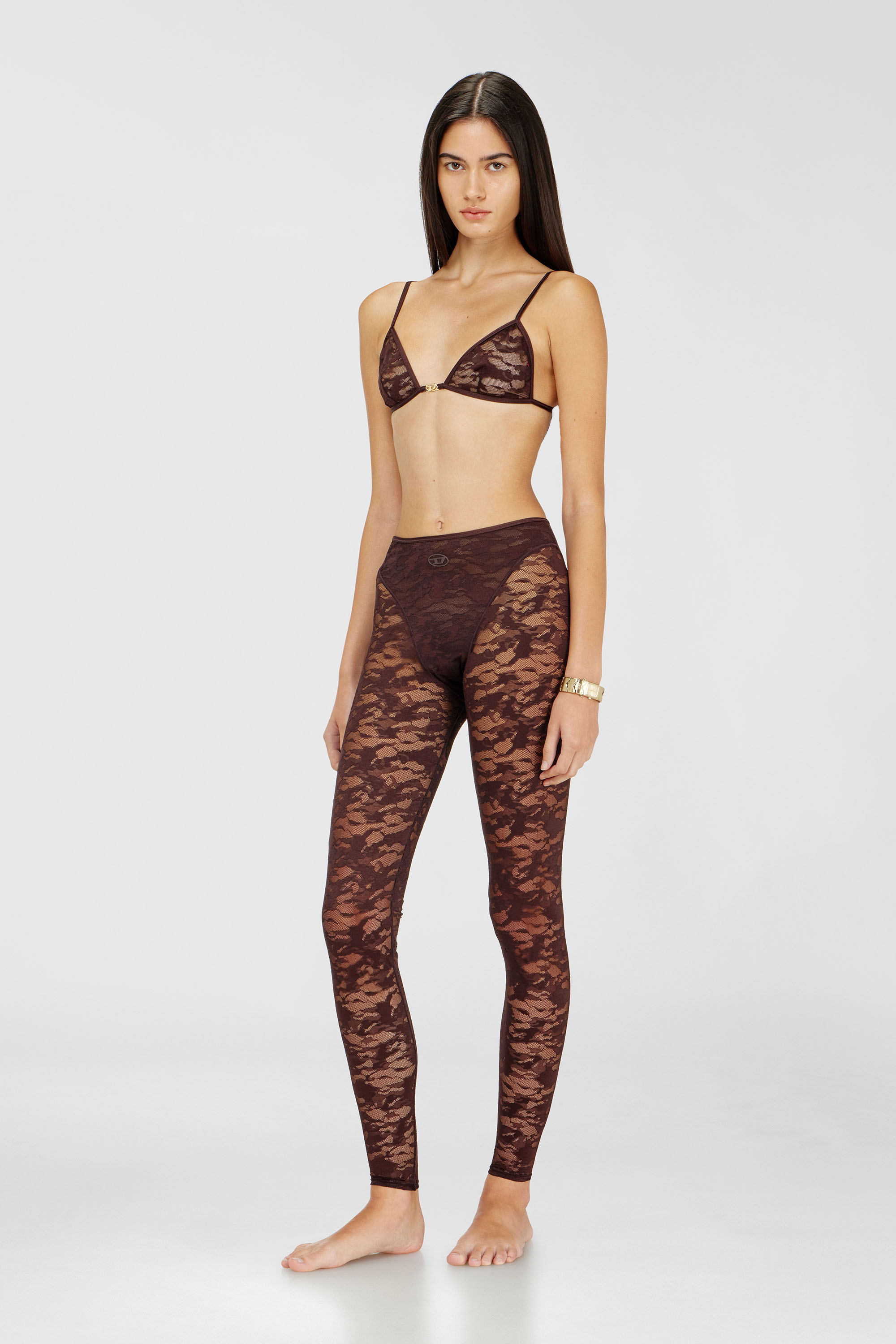 Diesel - TOSCA-UTLT, Woman's Triangle bra in camo lace in null - 2