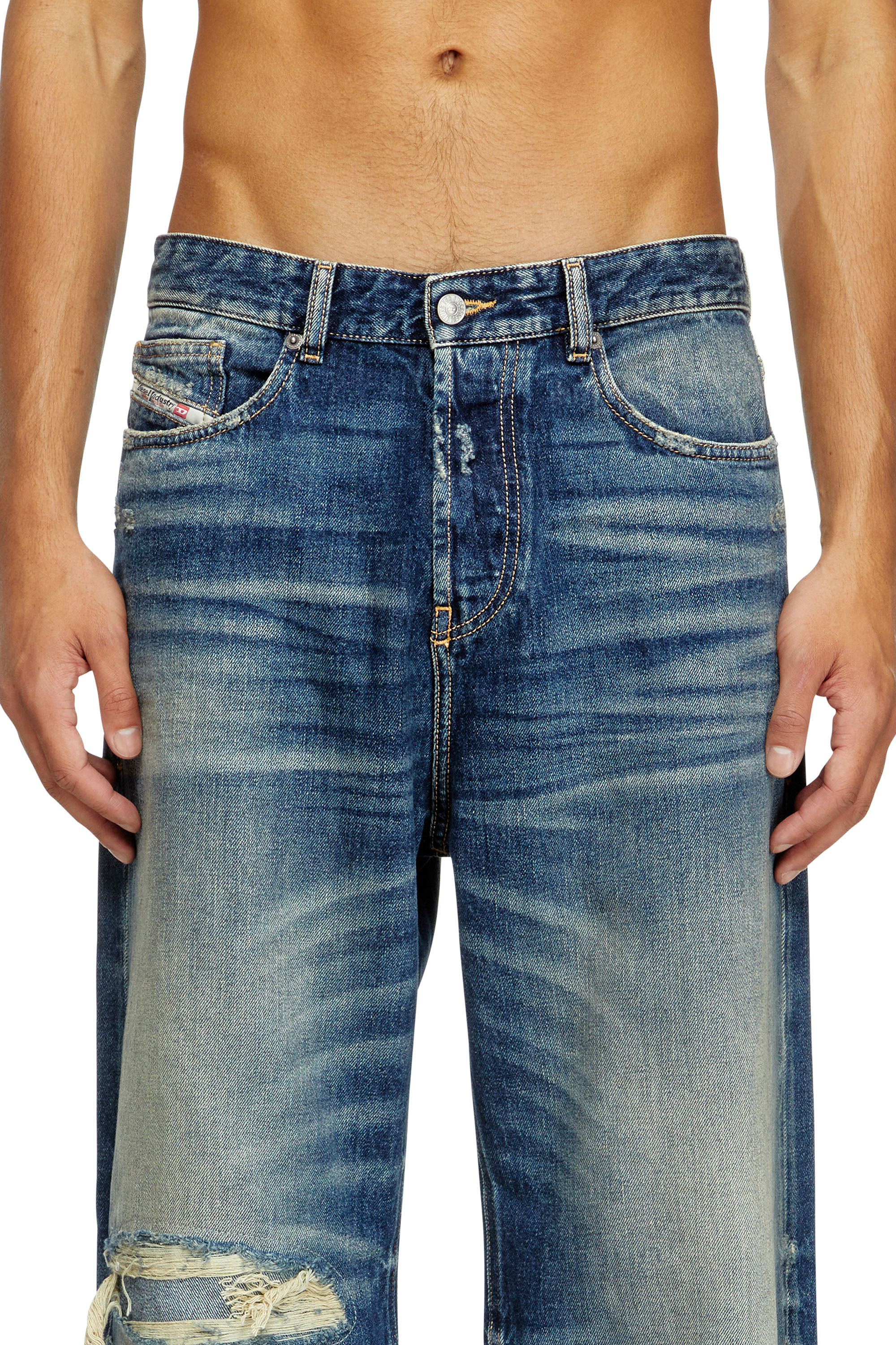 Men's Relaxed Jeans | Low Waist D-RiseDark Blue | Diesel MX