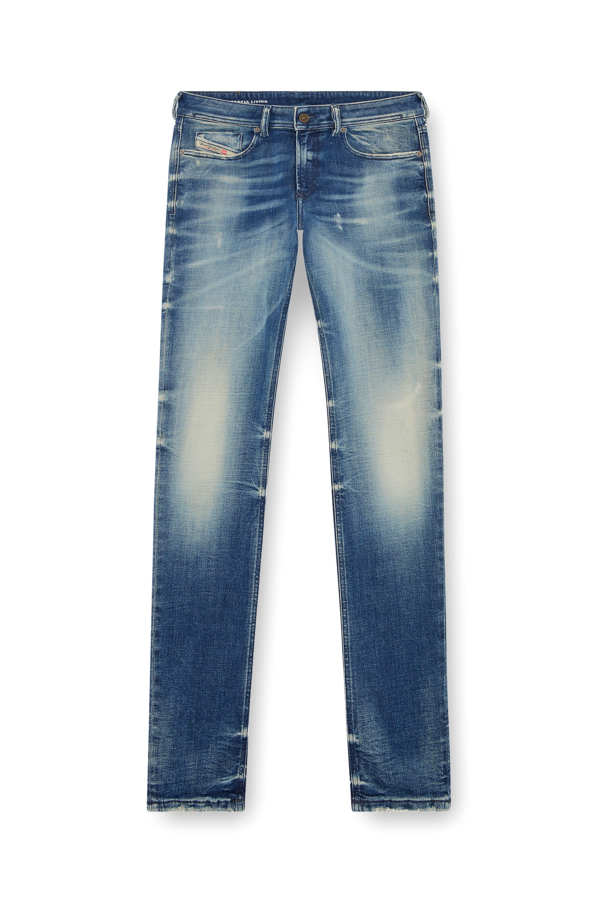 Diesel - Man's Skinny Jeans 1979 Sleenker 09J24, Medium blue - 4
