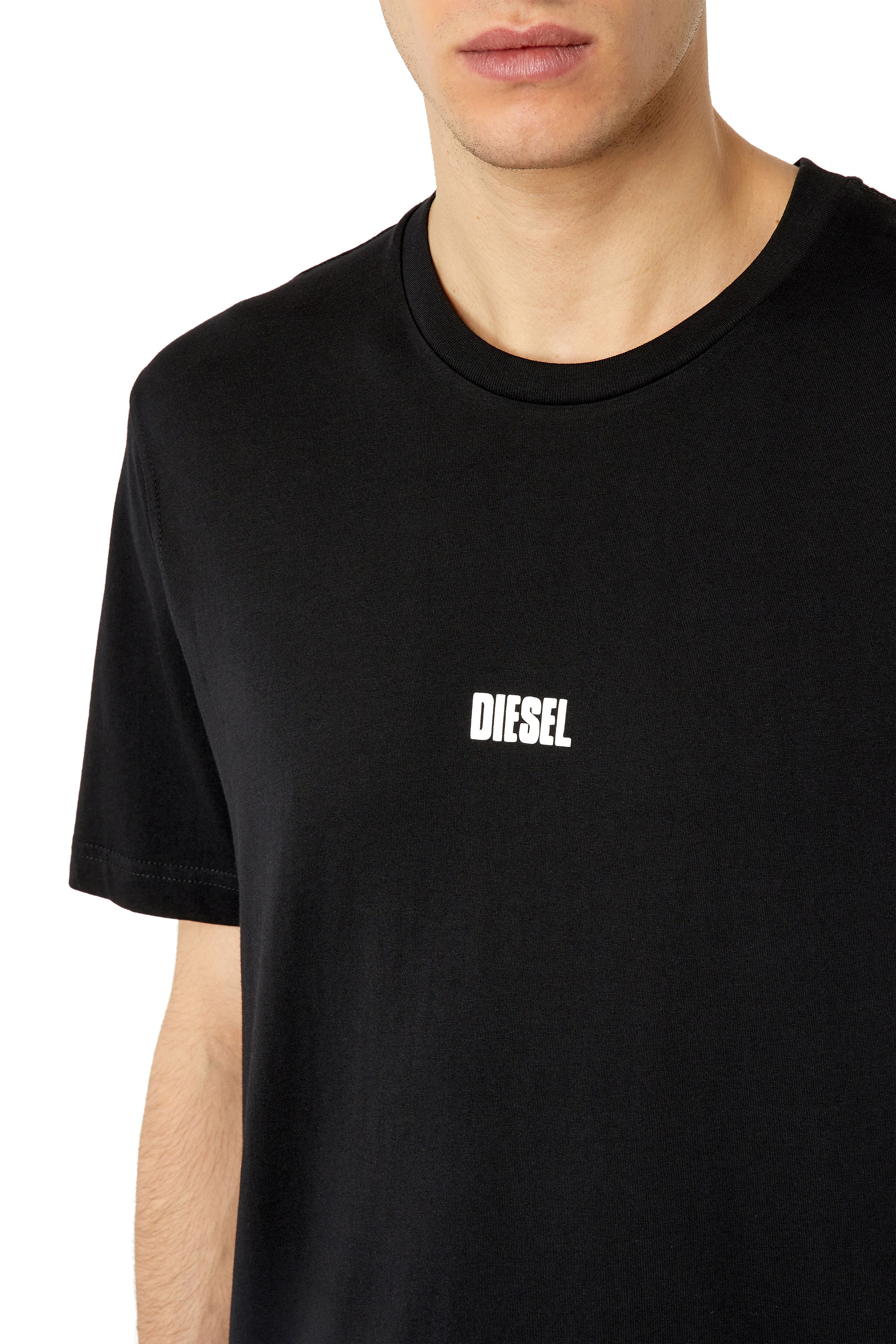 DIESEL T シャツ　M 新品同様 T-JUST-G23 Man: T-shirt with puff Diesel logo | Diesel