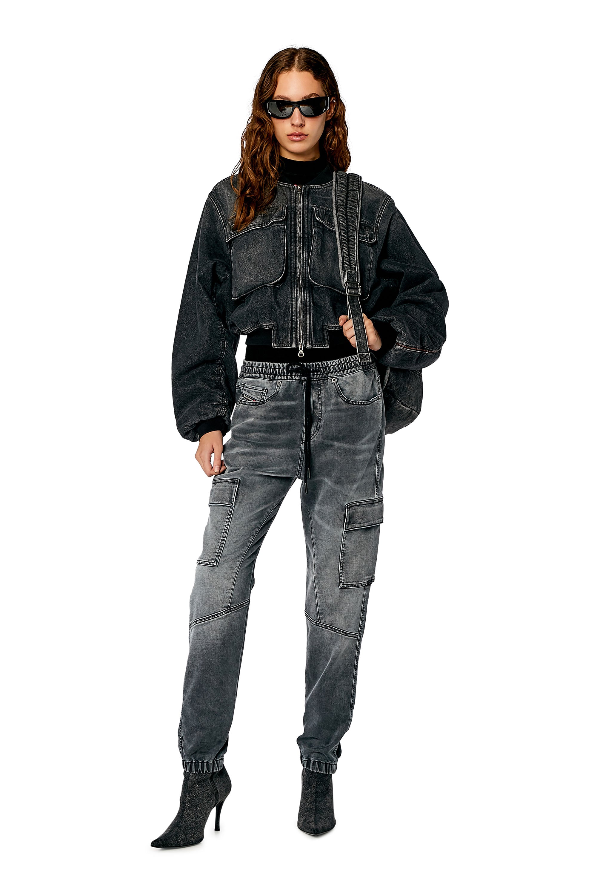 Diesel - Regular 2051 D-Ursy Joggjeans&reg; 068HP Mujer, Gris - 4