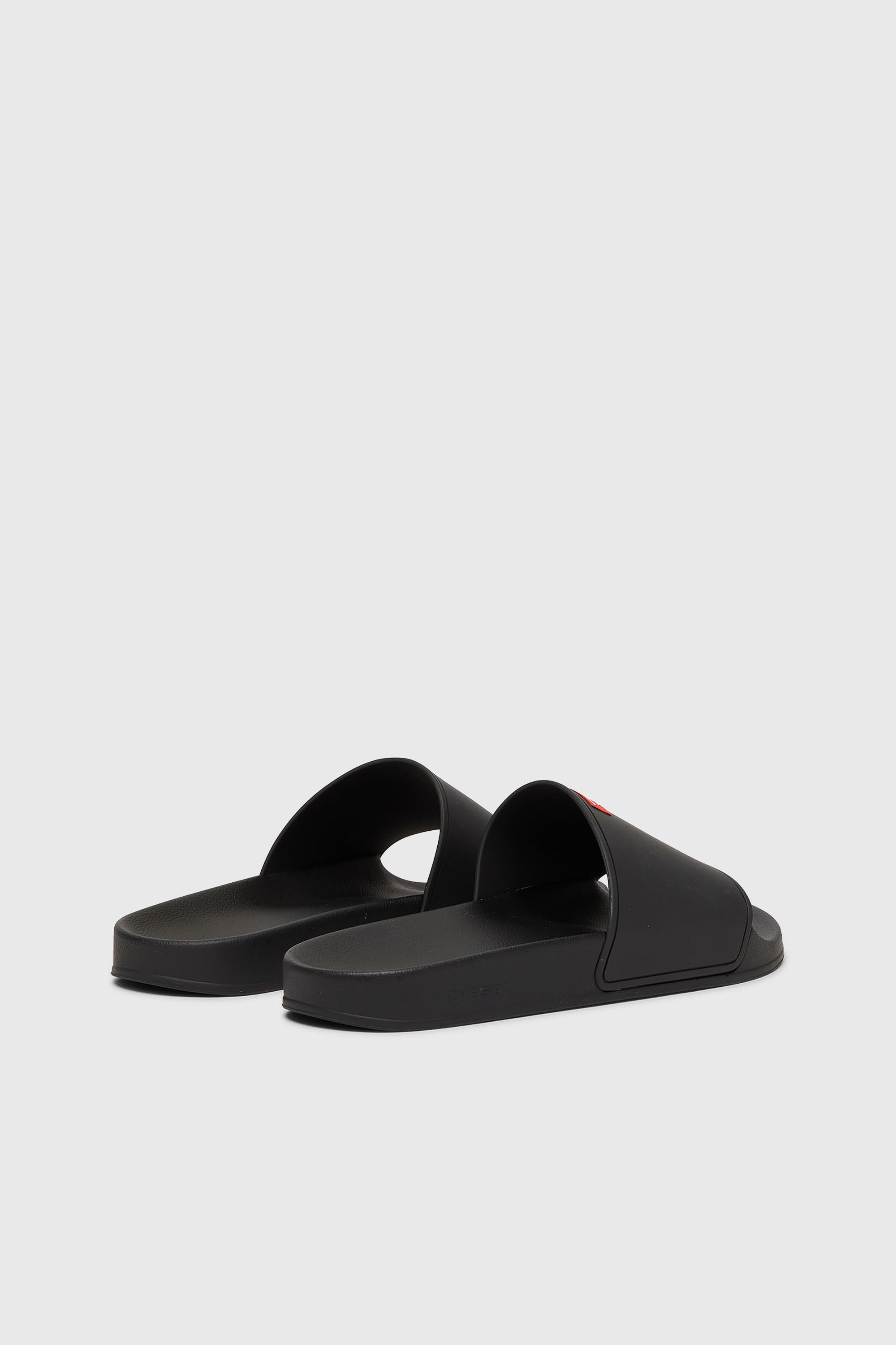 Diesel - SA-SWIM, Man's Sa-Swim-Rubber pool slides with D logo in Black - 3