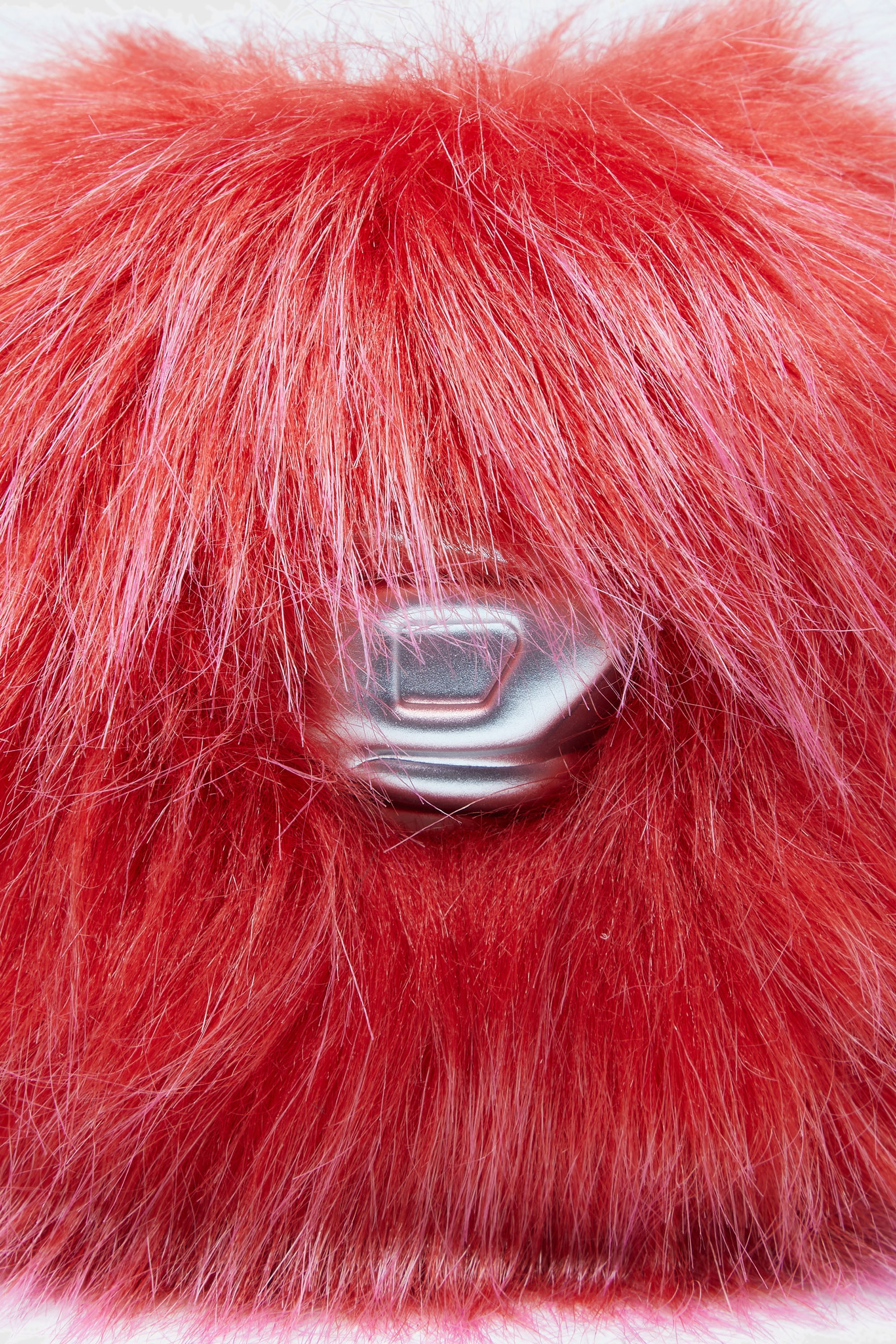 Diesel - MONSTER, Unisex's Furry charm with pendant in Red - 2