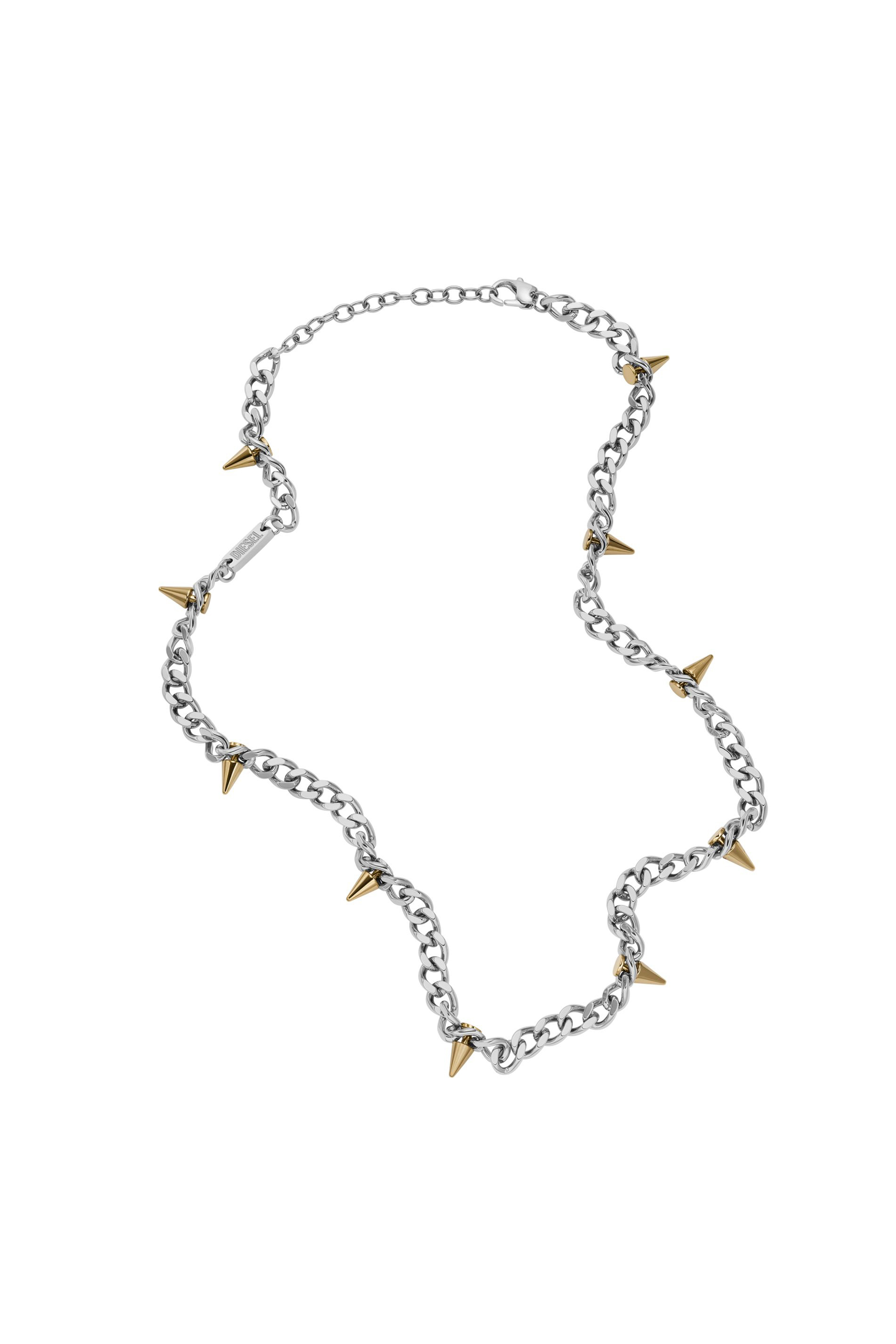 Diesel's chain necklace two-tone stainless steel | Diesel