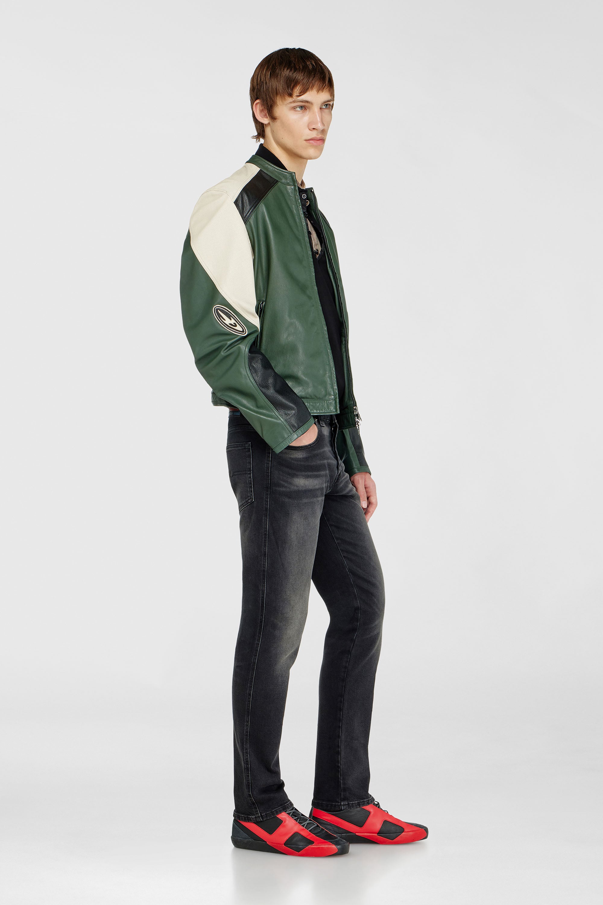 Diesel - Slim Jeans 1993 D-Vyl 0KBBN Hombre, Negro/Gris oscuro - 2