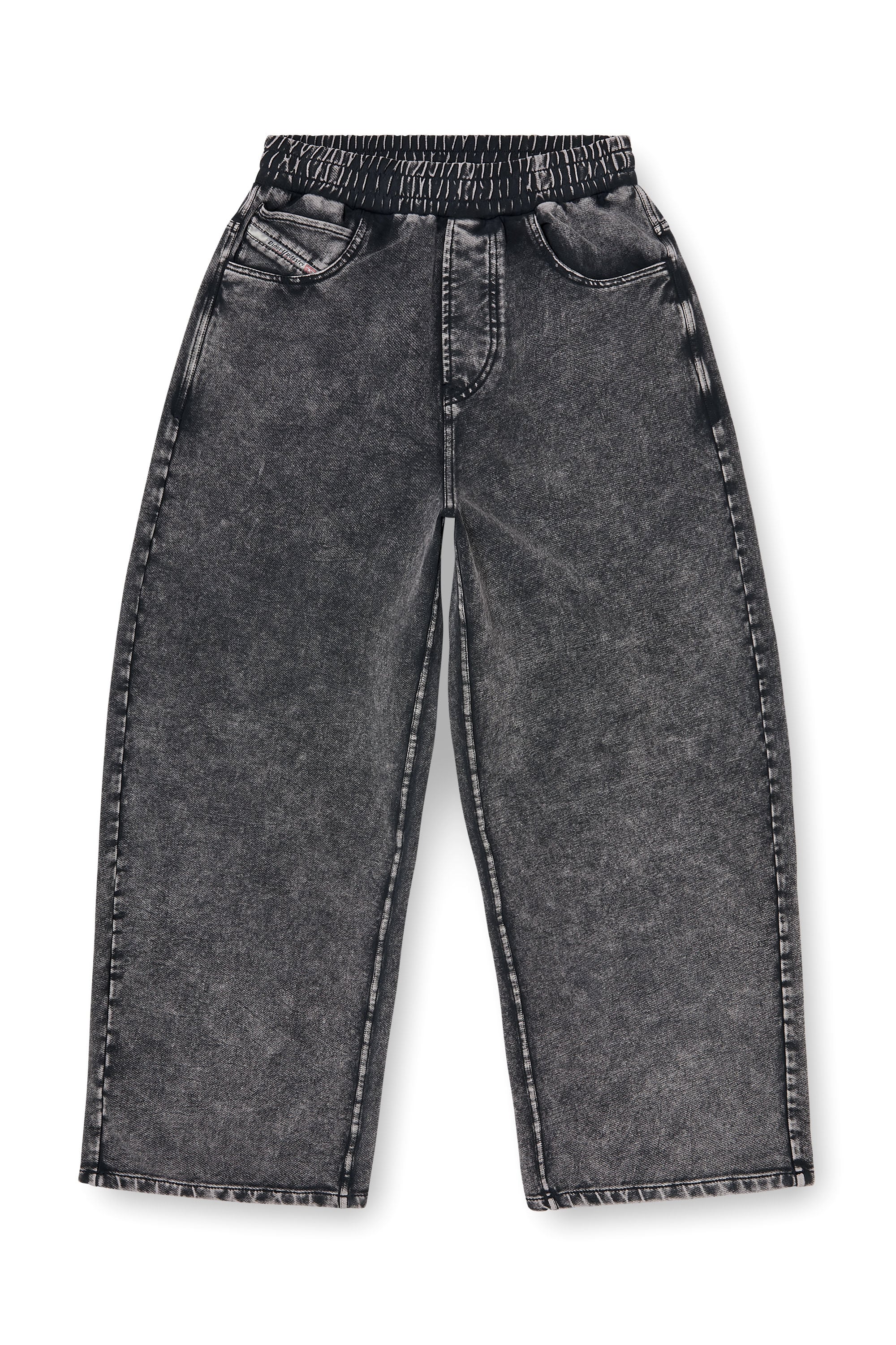Diesel - P-STUKY, Female's Sweatpants with denim effect in null - 4