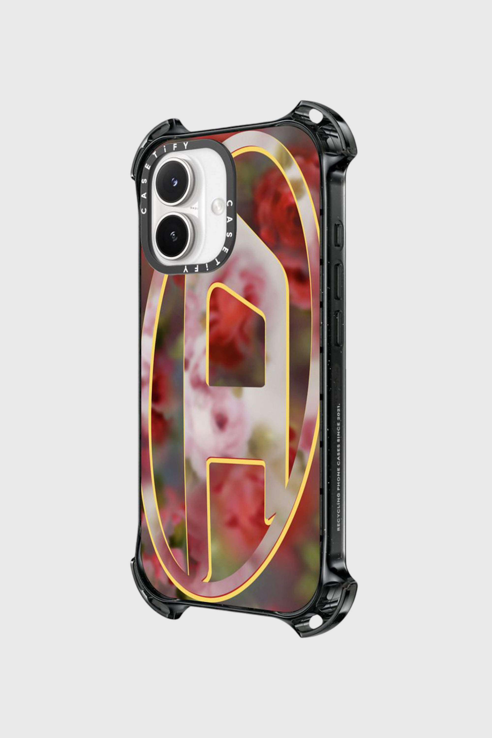 Diesel - 60589 MOULDED CASE, Unisex's Oval D bounce case for iPhone 17 in Red - 2