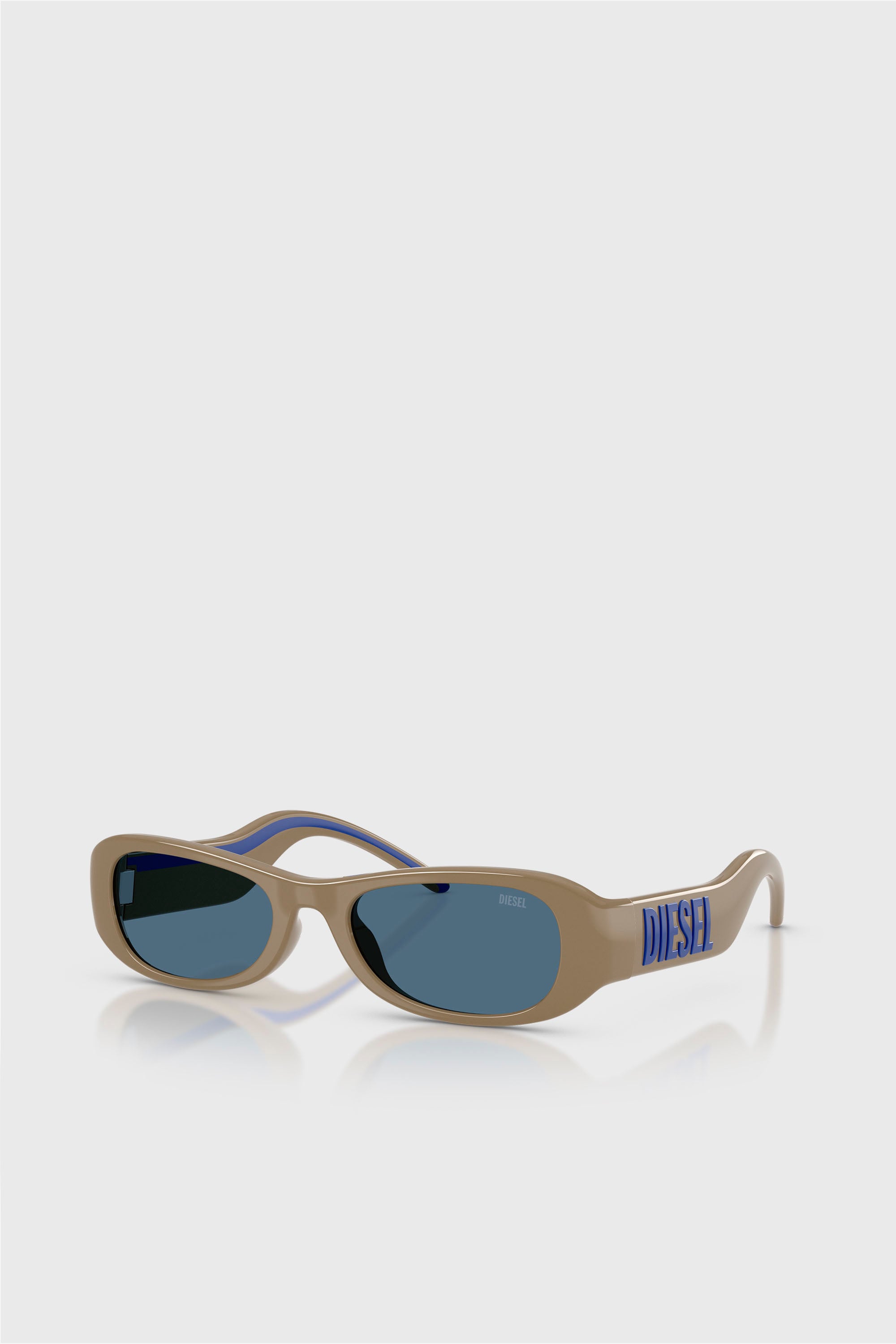 Diesel - 0DL3020U, Unisex's Pillow Sunglasses in Grey/Blue - 2