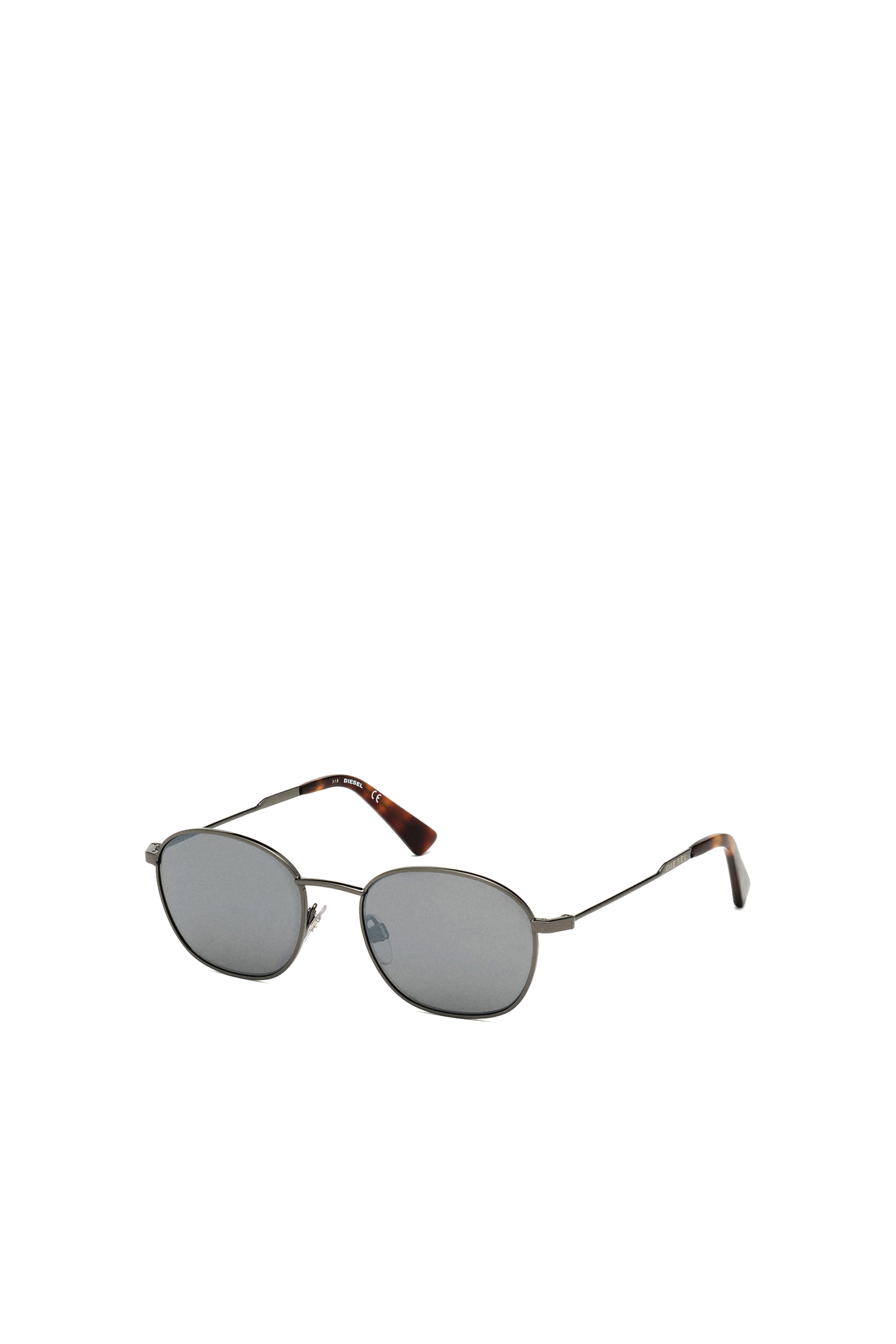 Diesel - DL0307, Unisex's Unisex sunglasses with rounded silhouette in Grey - 2