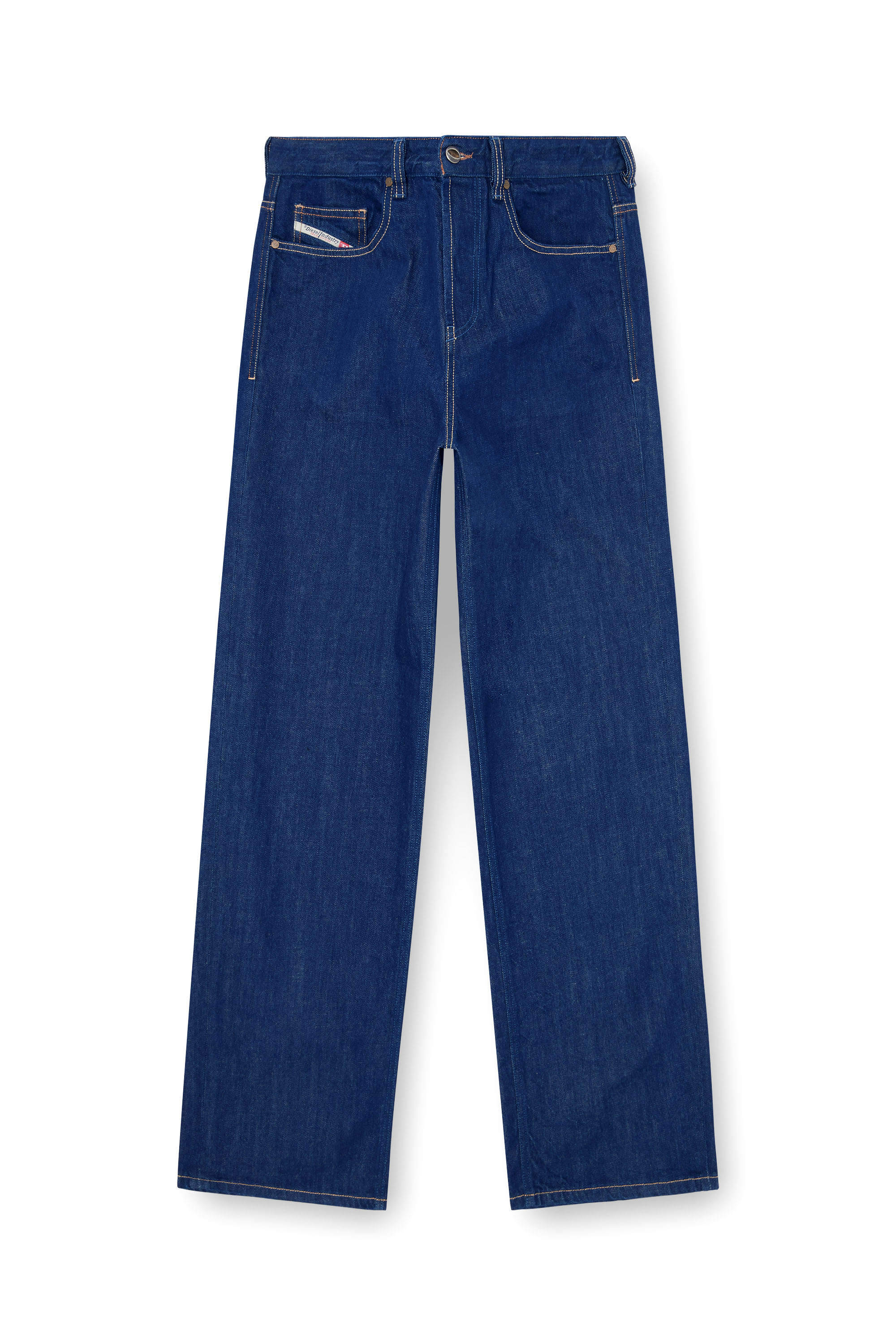 Diesel - Relaxed Jeans 2001 D-Macro 09Q09 Hombre, Azul Oscuro - 6