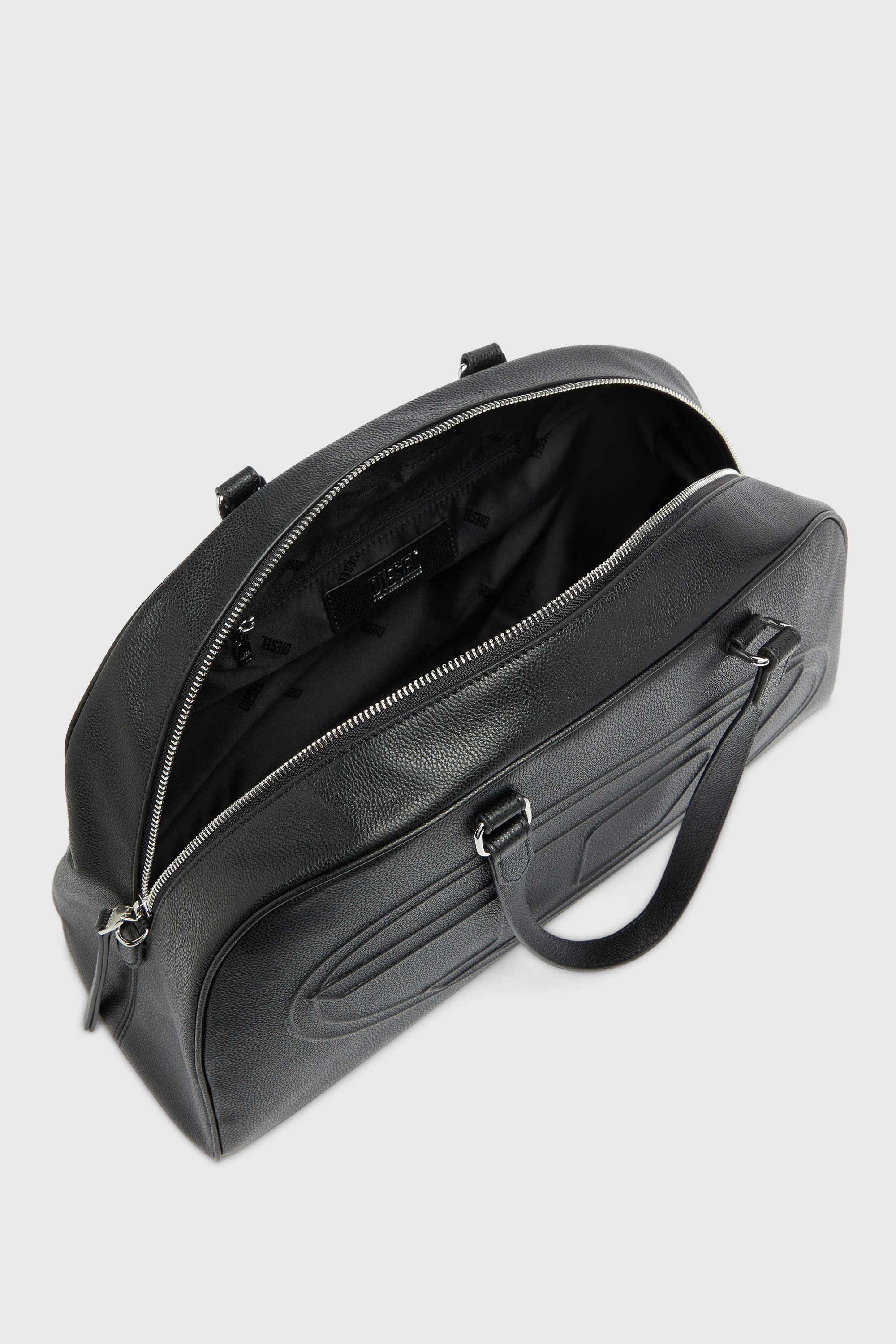 Women's 1DR Dome - Leather travel bag with Oval D logo | Black