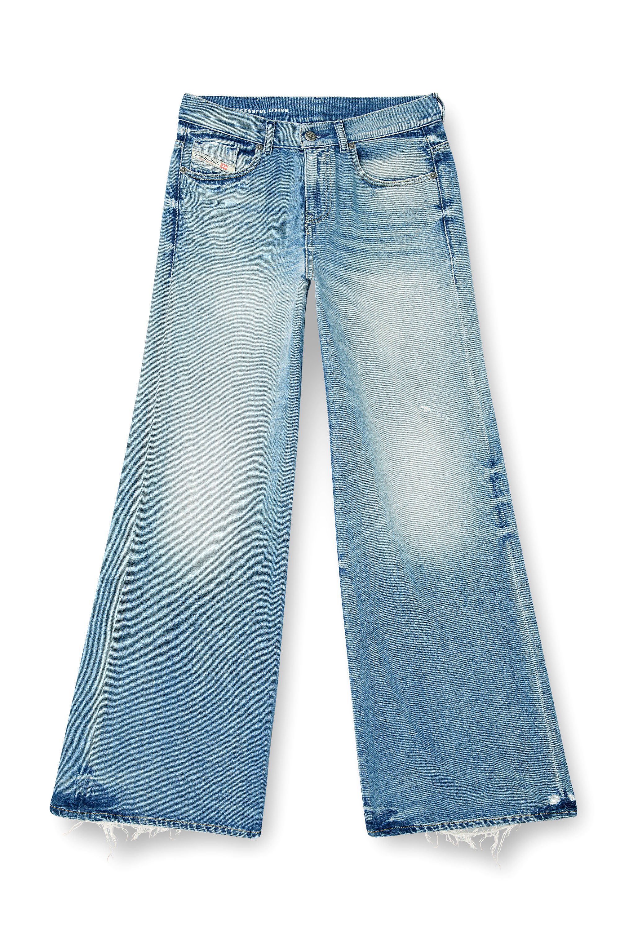 Diesel - Woman's Flare Jeans 1978 D-Akemi 09M07, Light Blue - 1