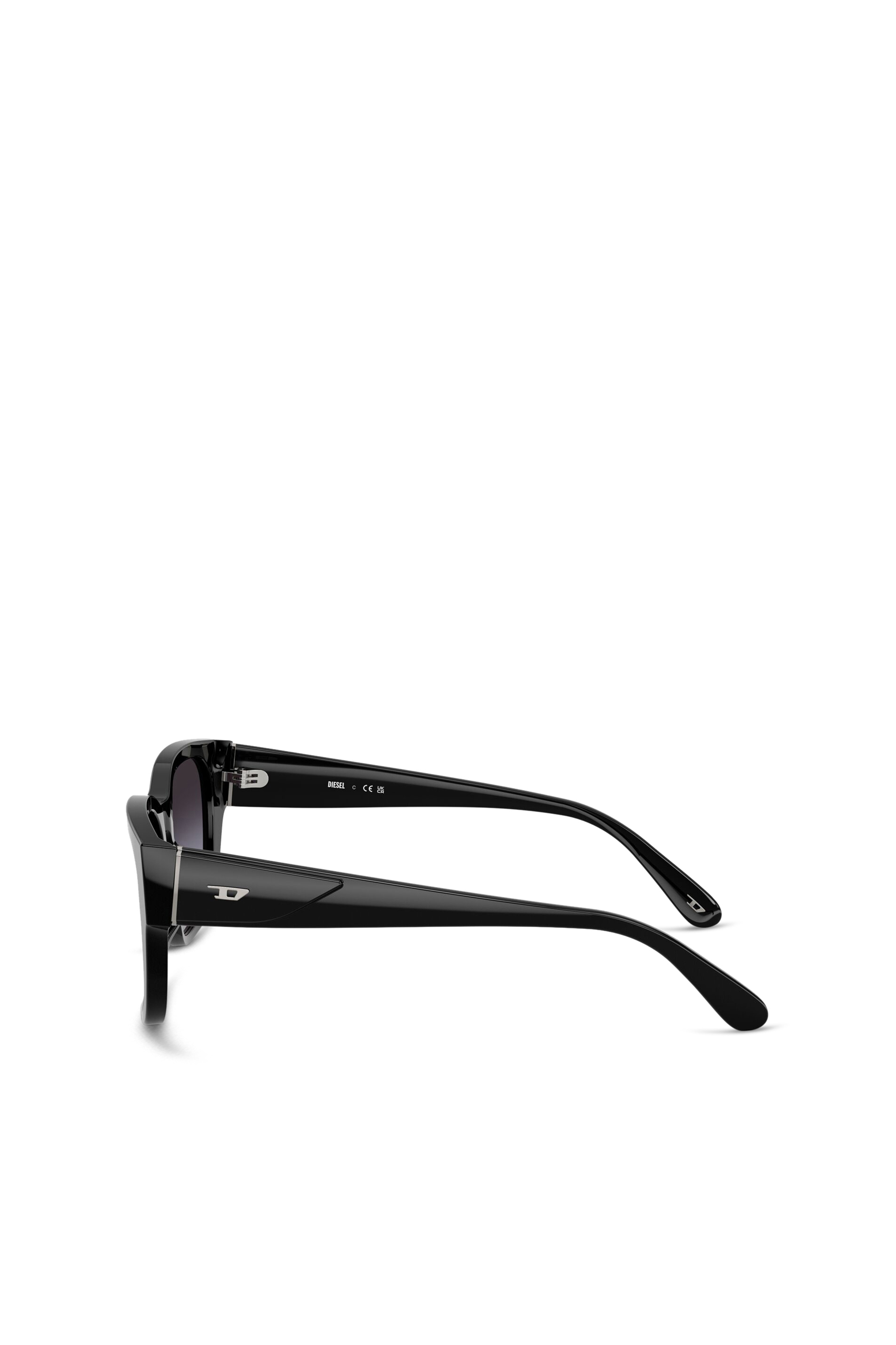 Diesel - 0DL2005, Lunettes de soleil carrées Mixte in Noir - 2