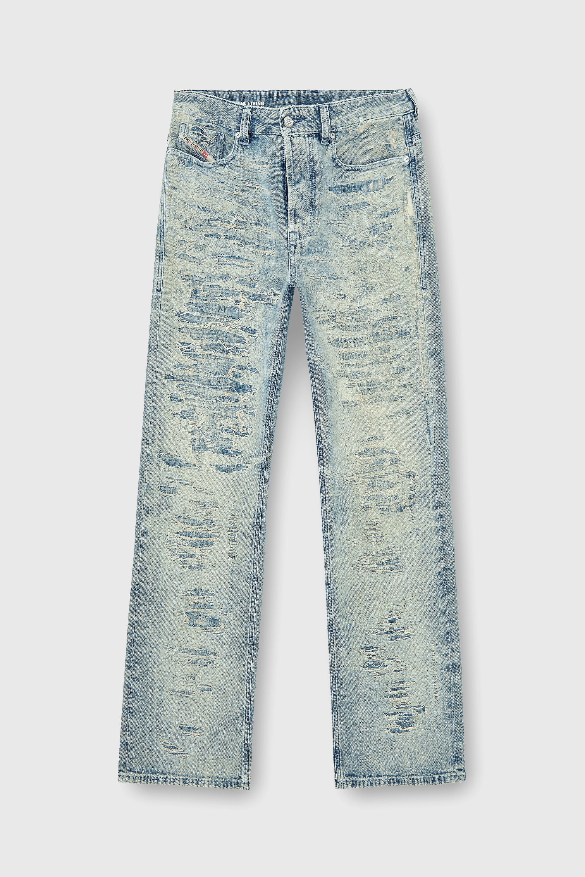Diesel - Relaxed Jeans 1980 D-Eeper 068YM Hombre, Azul medio - 1