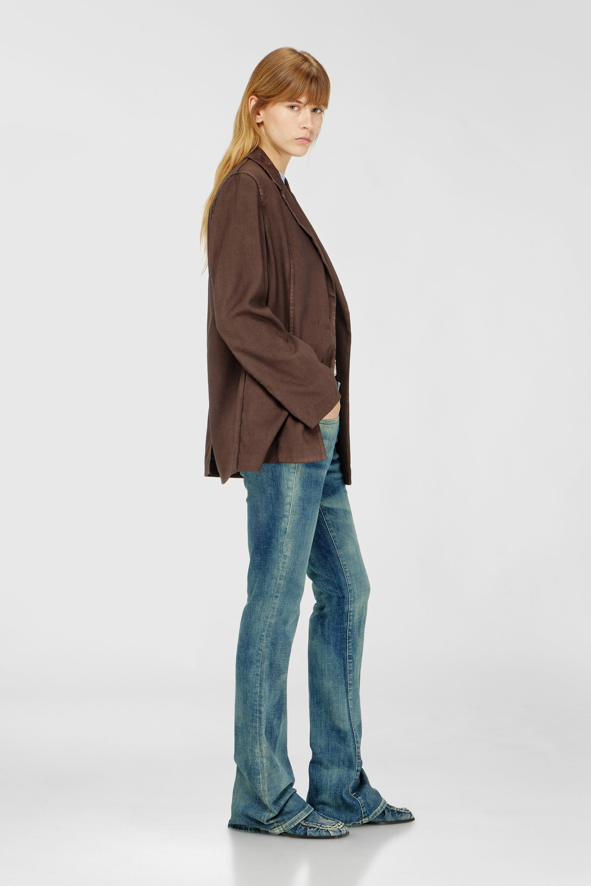 Diesel - Bootcut Jeans 1969 D-Ebbey 09P41 Mujer, Azul medio - 2