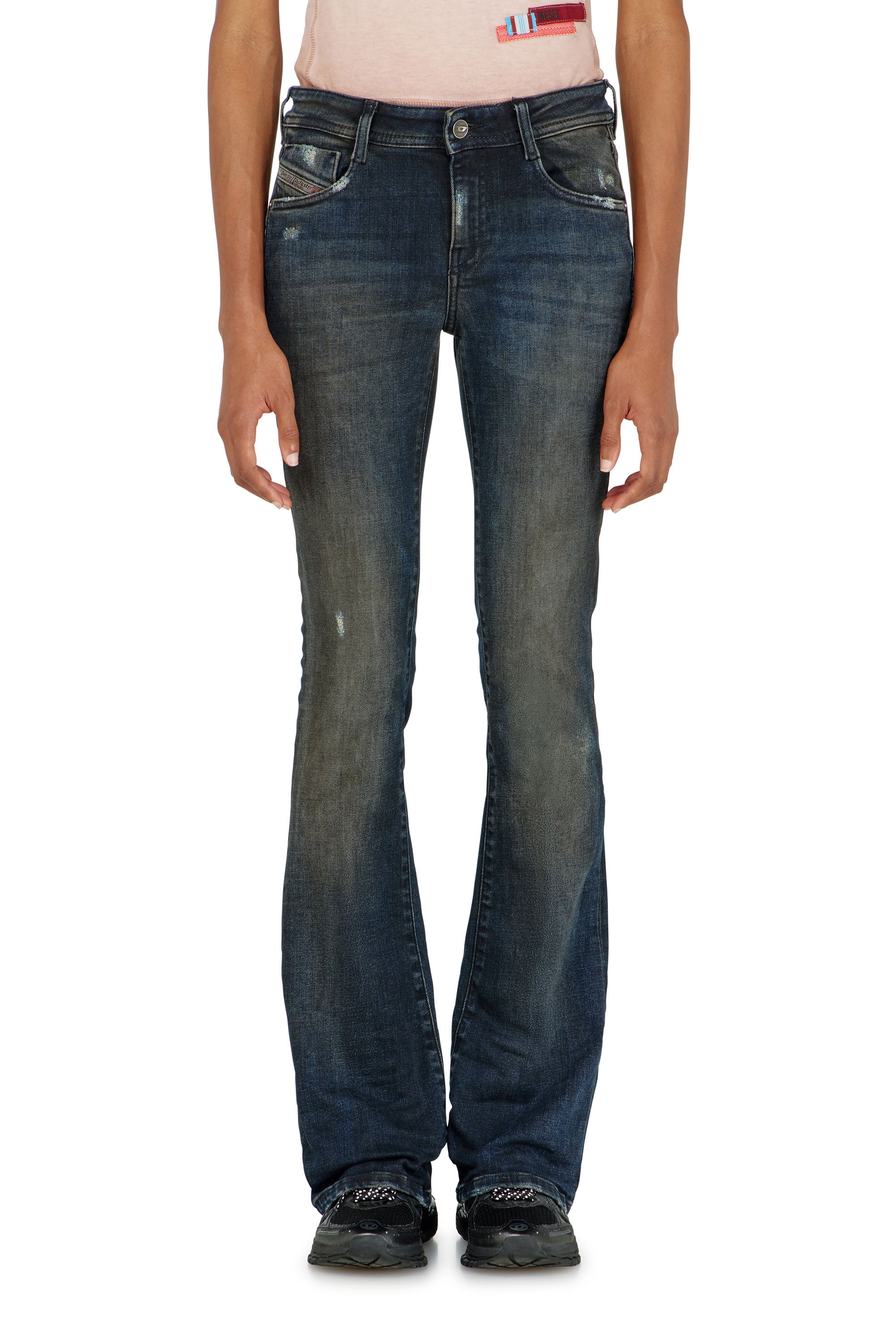 Diesel - Woman's Bootcut Jeans 1969 D-Ebbey 09P69, Dark Blue - 2