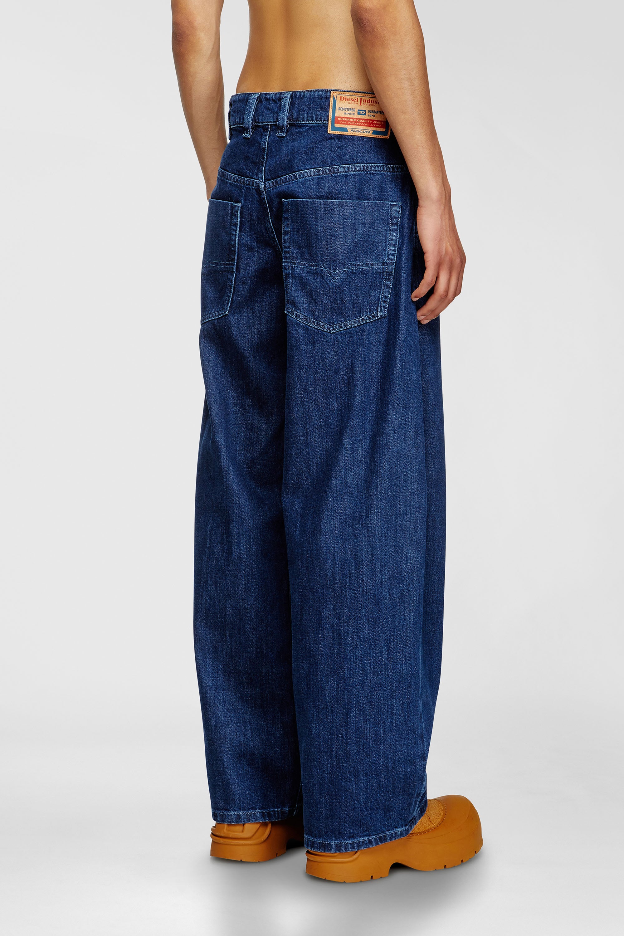 diesel デニム Women's Relaxed Jeans | Regular Waist 1997 D-Enim-M | Dark Blue