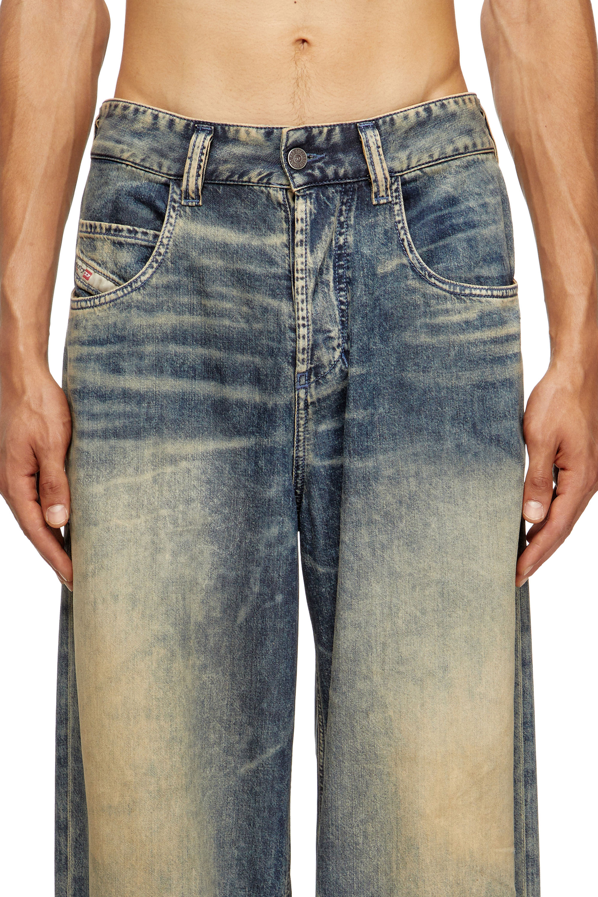 Diesel - Relaxed Jeans 1997 D-Enim-M 0CEBB Homme, Bleu moyen - Image 5