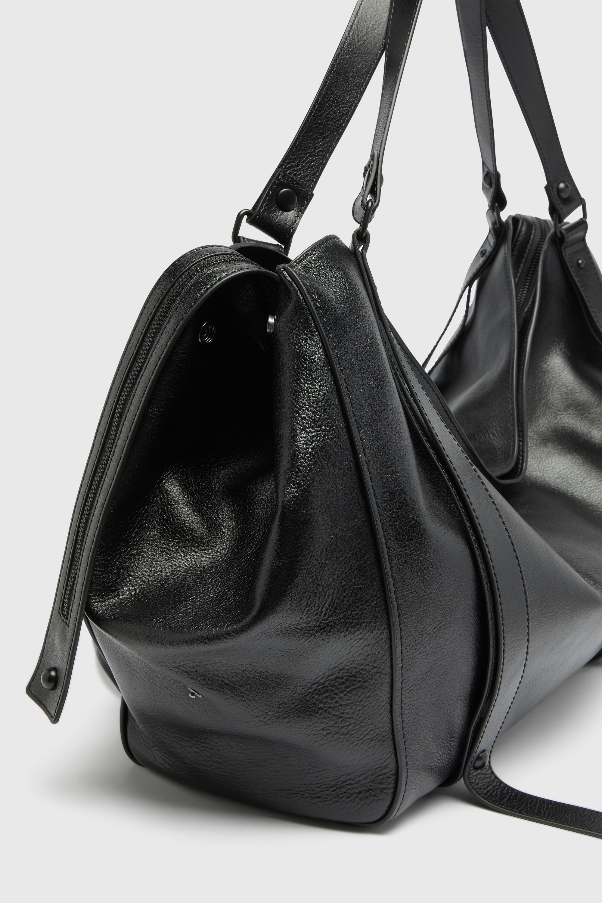 Diesel - D-ONE DUFFLE 48H, D-One-Sac polochon en cuir Mixte in Noir - 5