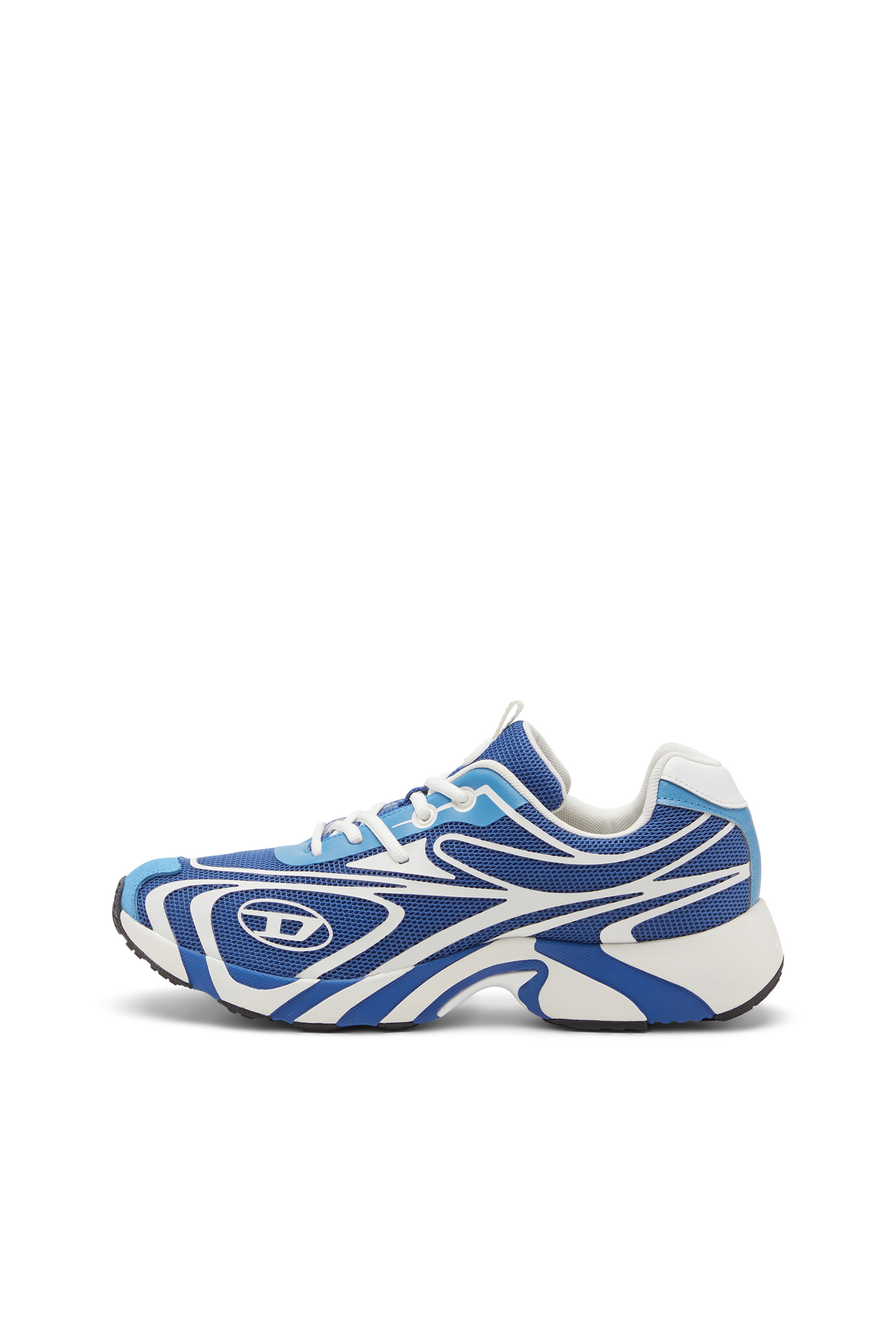 Diesel - S-D-VIT'S 500 LOW, Male's S-D-Vit - Lace-up sneakers in Blue/White - 2