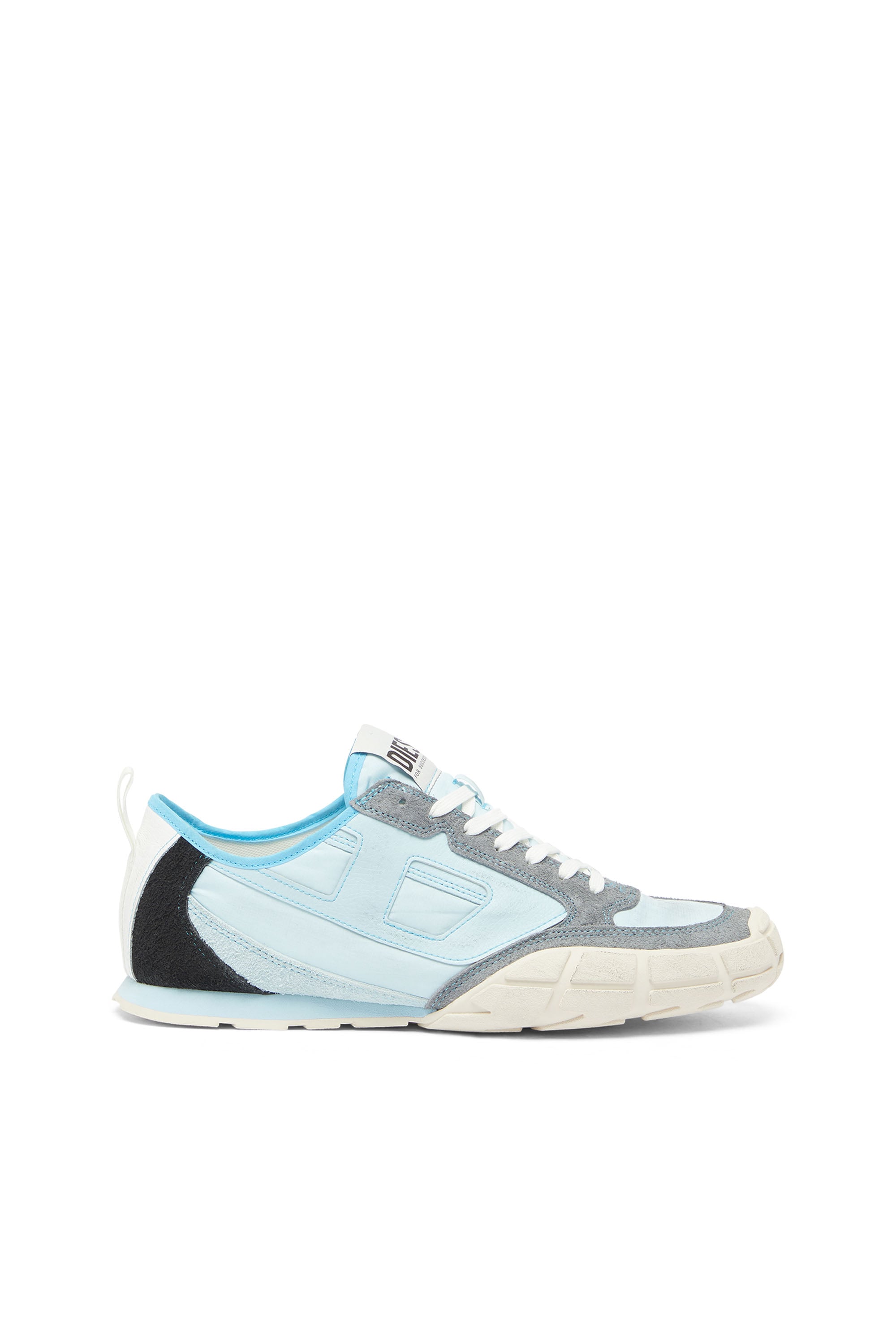 Diesel - S-PAGODHA LOW, S-Pagodha - Baskets en cuir et nylon Homme in Bleu - 1